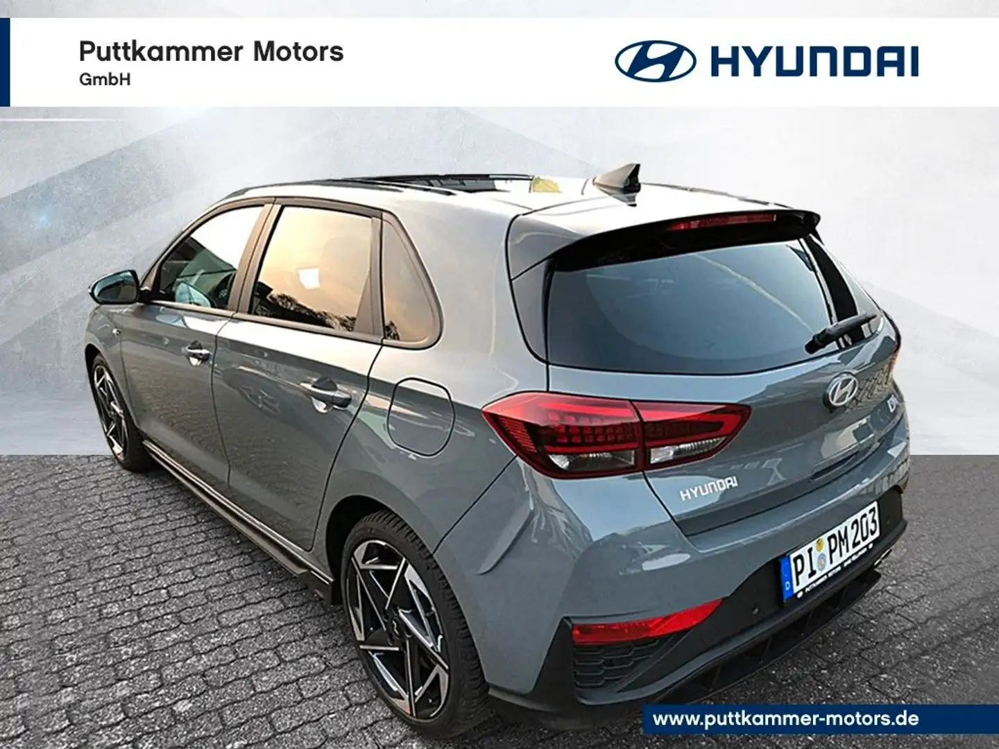 Hyundai i30 1.5 N-Line DCT Navi/PanoDach 48-Volt Hybrid Grau - 2