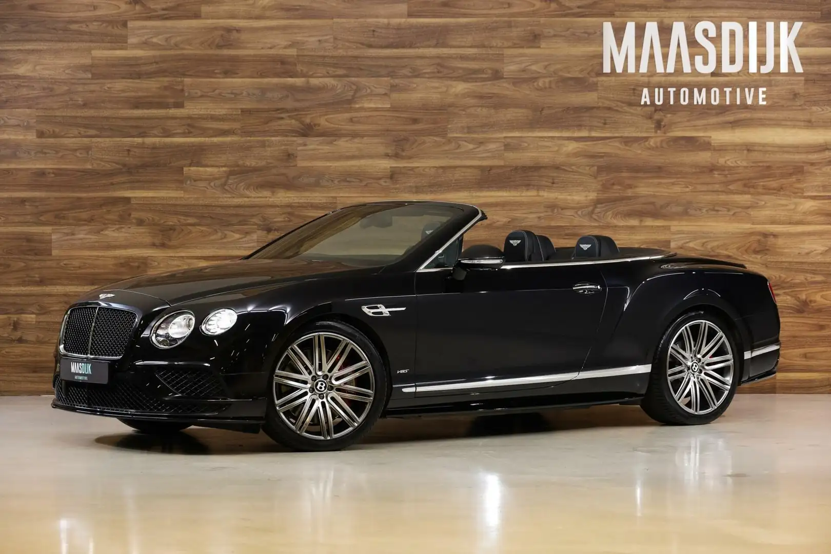 Bentley Continental GTC 4.0 V8S|Naim|NL|Massage|Ventilatie|Camera| Zwart - 1