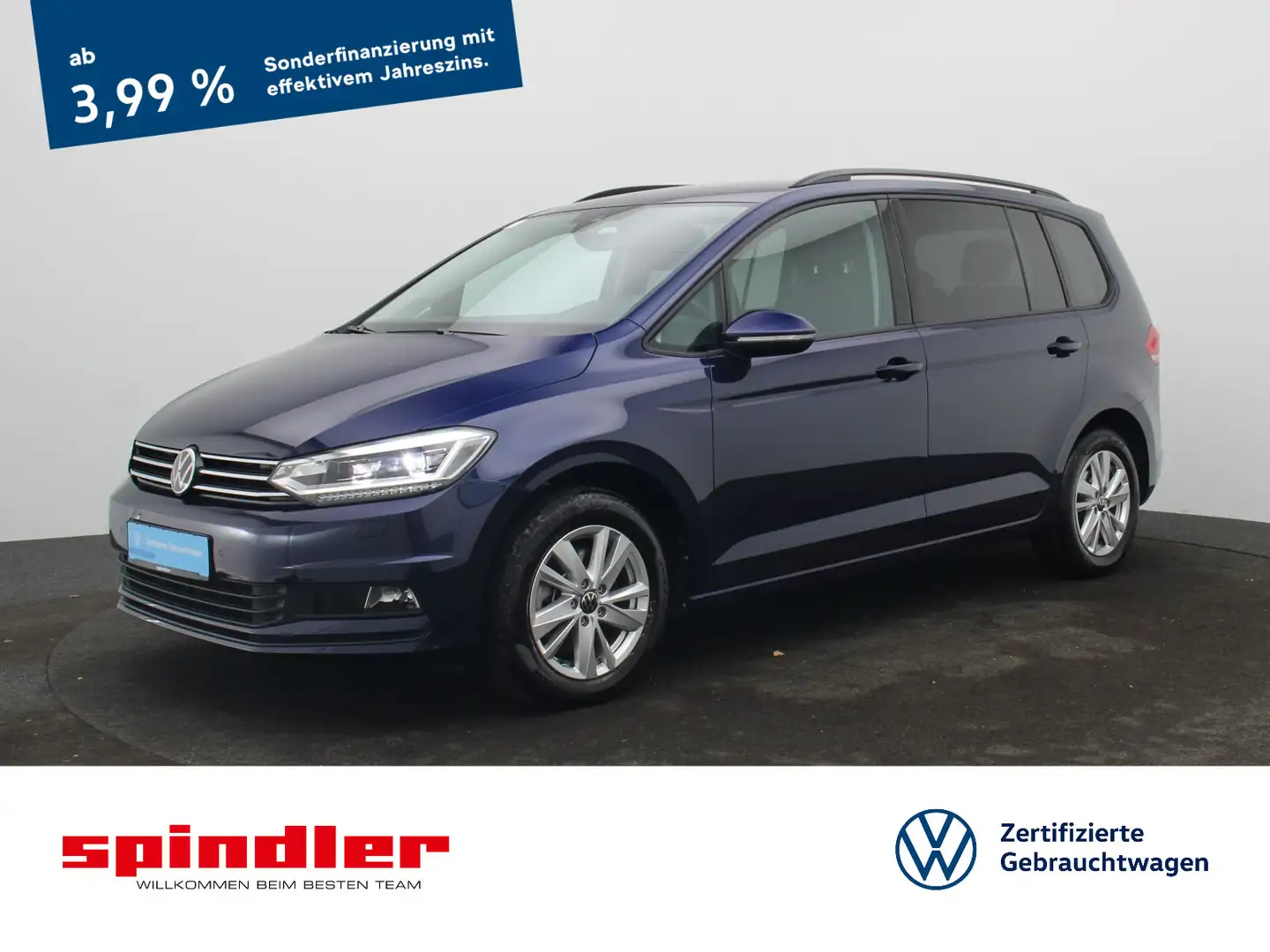 Volkswagen Touran Comfortline 2.0 TDI DSG / Navi, LED, RFK Blau - 1