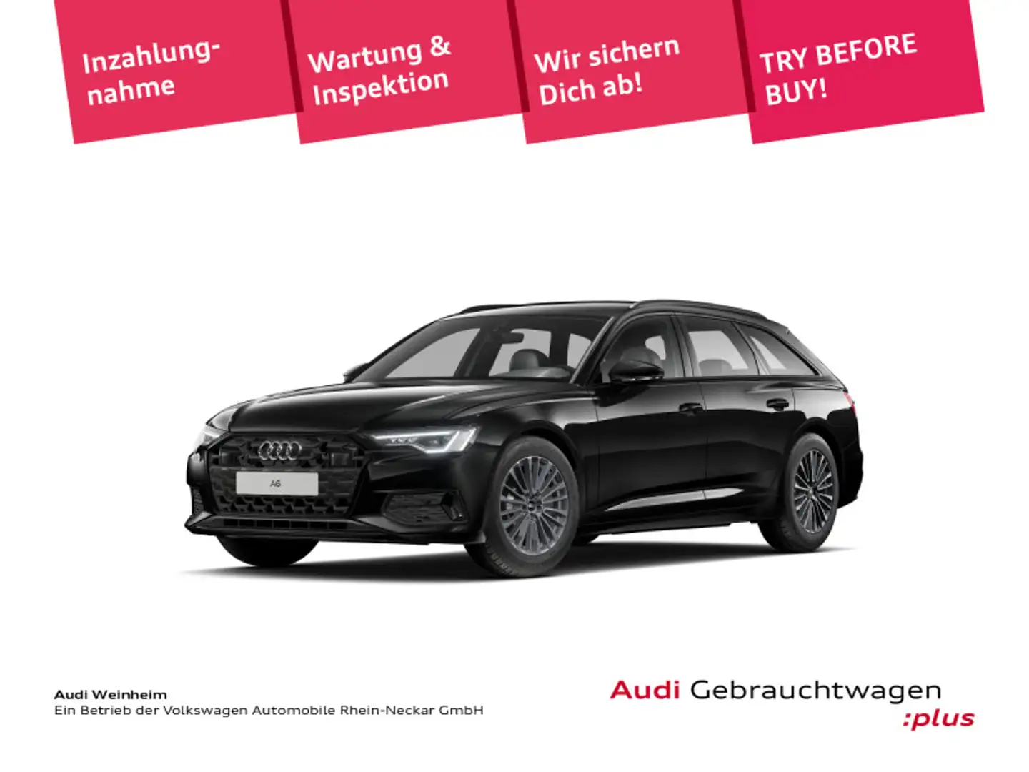 Audi A6 45 TFSI Black Paket Matrix LED AHK UPE Schwarz - 1