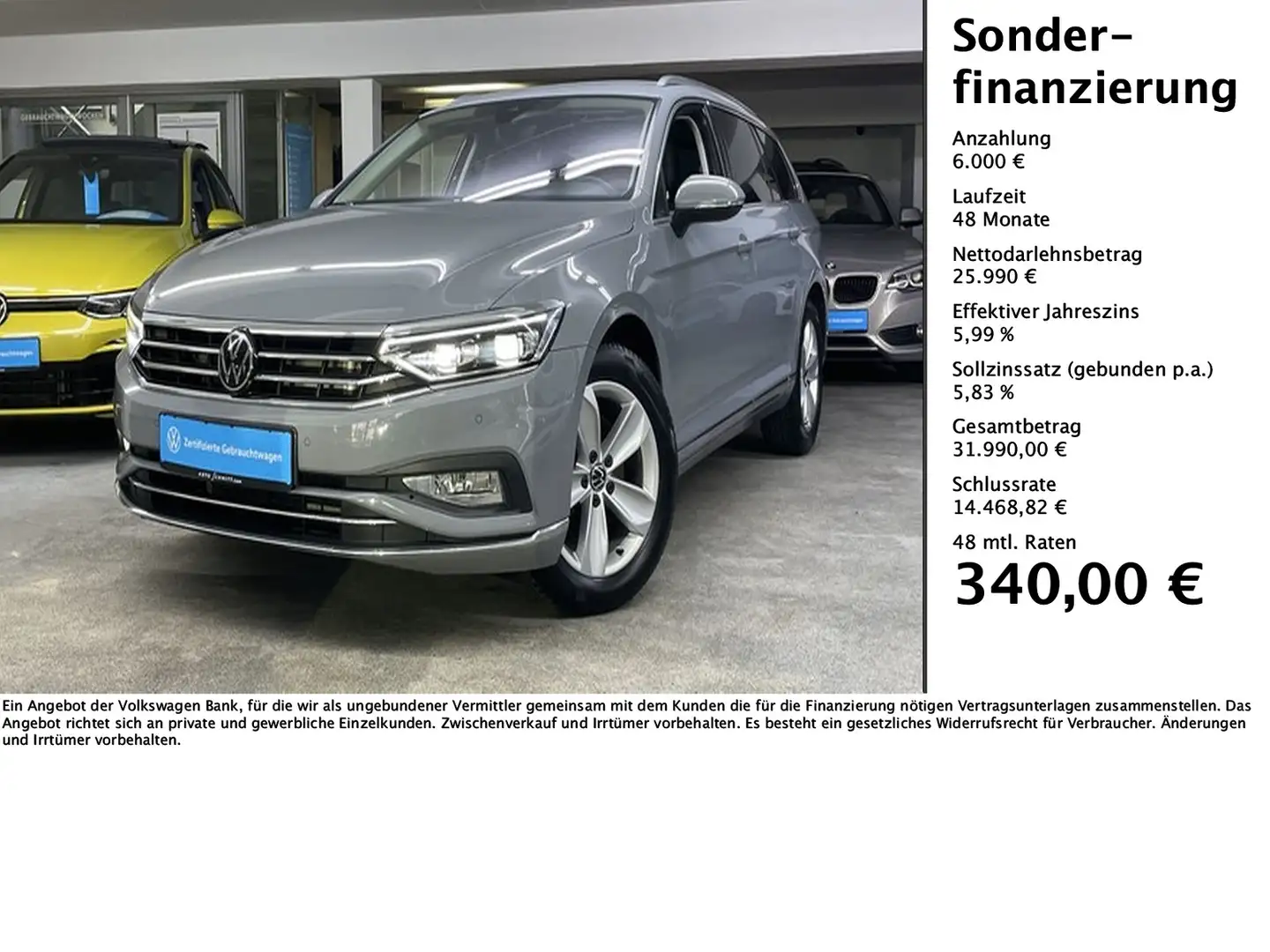 Volkswagen Passat Variant Elegance 1.5 TSI DSG MATRIX-LED Grau - 1