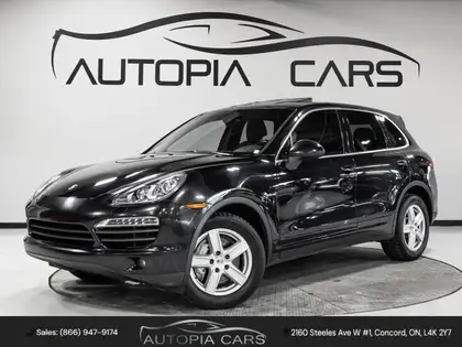 Black 2012 Porsche Cayenne S AWD SUV / Crossover All-Wheel Drive Automatic
