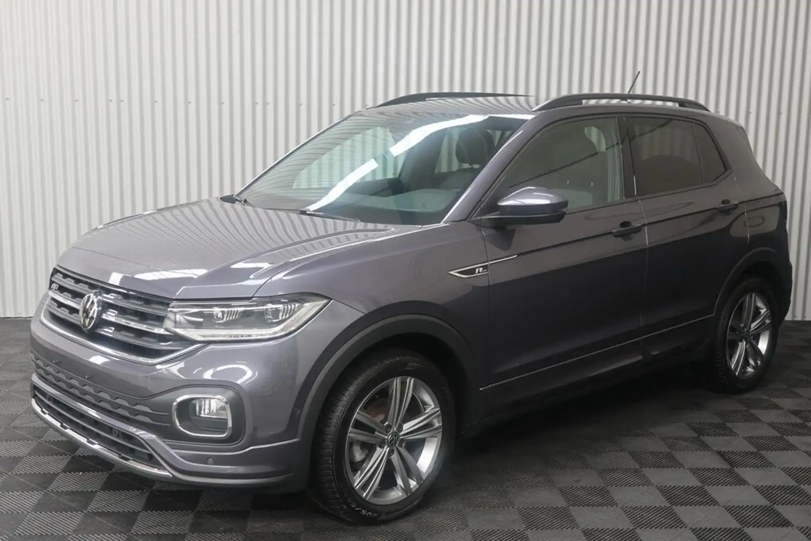 Volkswagen T-Cross 1.0 TSI R-Line DSG Automaat Navi ACC Dodehoek Grau - 1