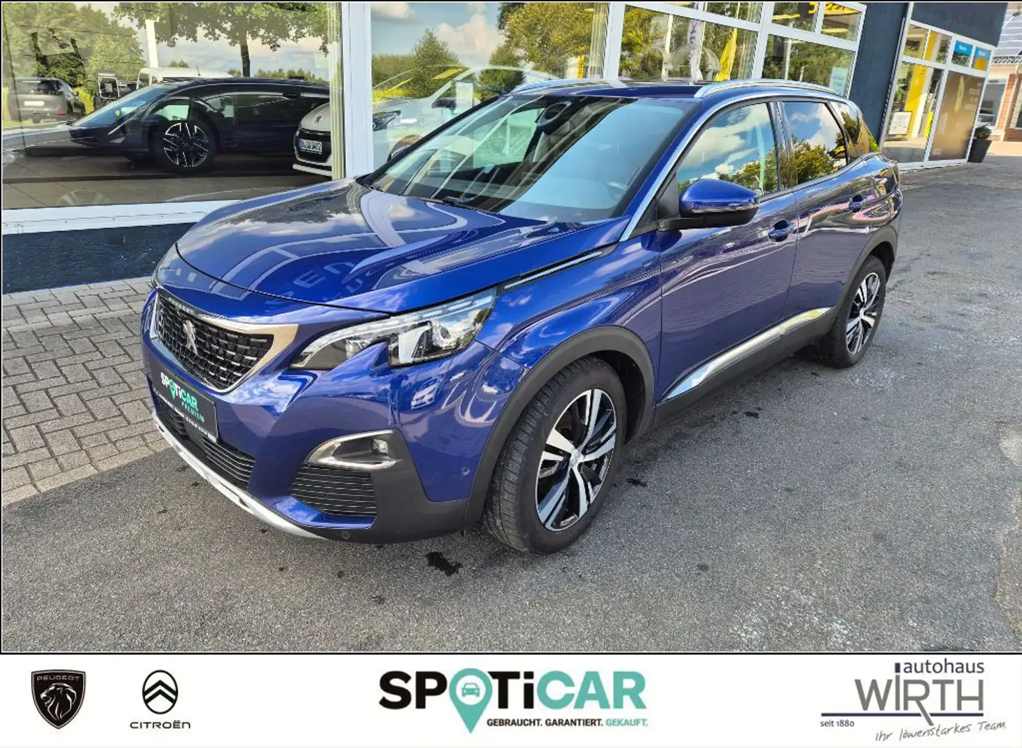 Peugeot 3008 Allure HDi 130 EAT8 ACC+NAVI+LED+STANDHZG. Blau - 1