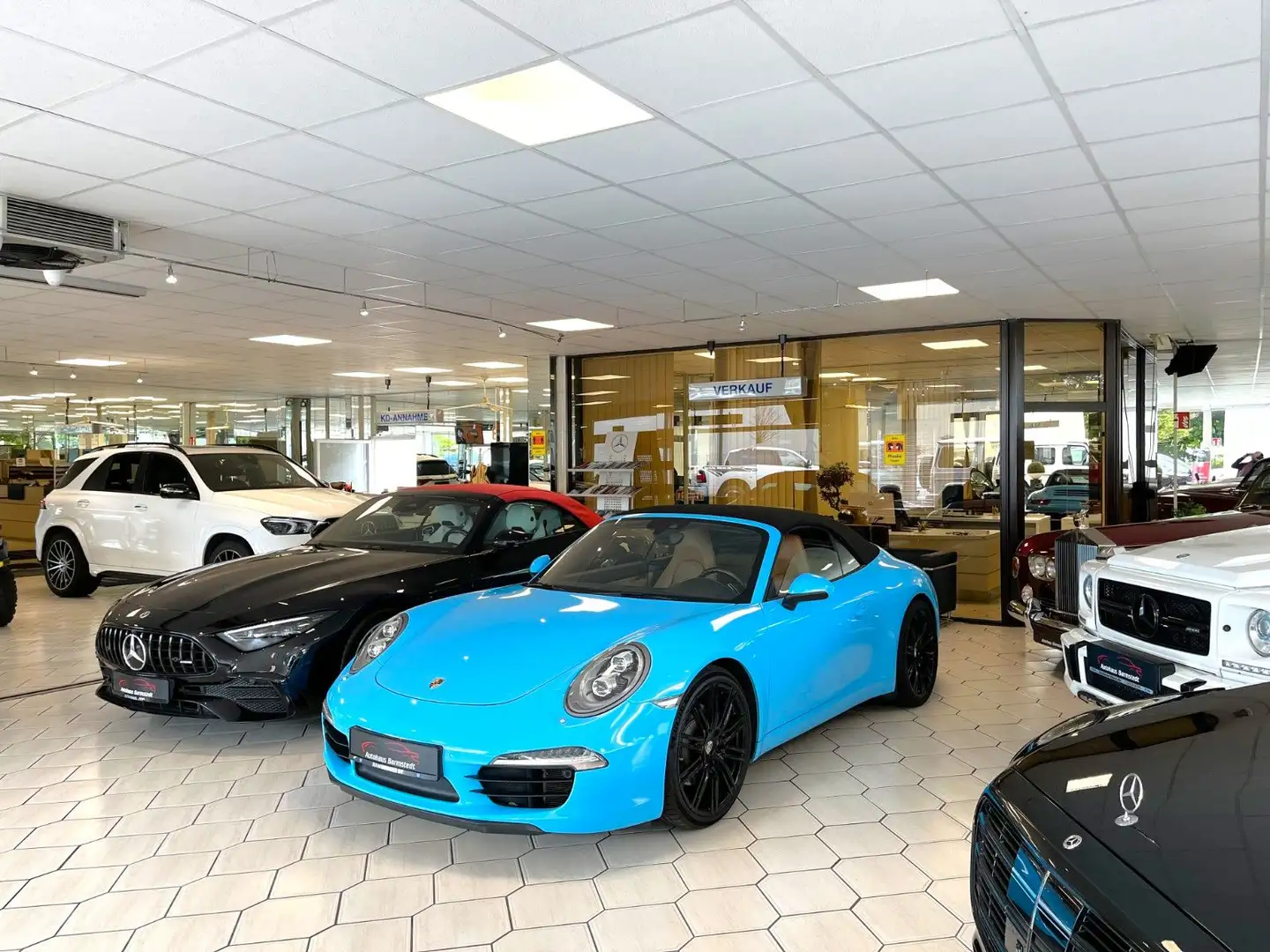 Porsche 911 991 Carrera S Cabriolet Blau - 1