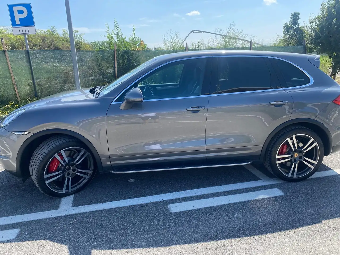 Porsche Cayenne Cayenne 4.8 Turbo tiptronic Grigio - 2