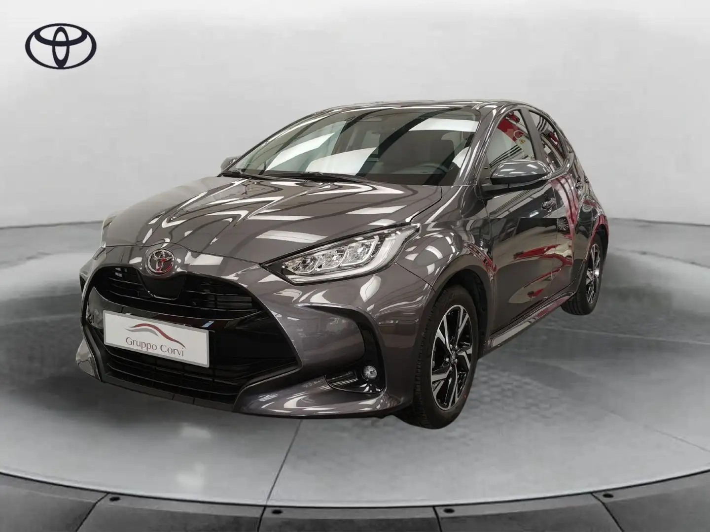 Toyota Yaris 1.5 Hybrid 5 porte Trend Gri - 1