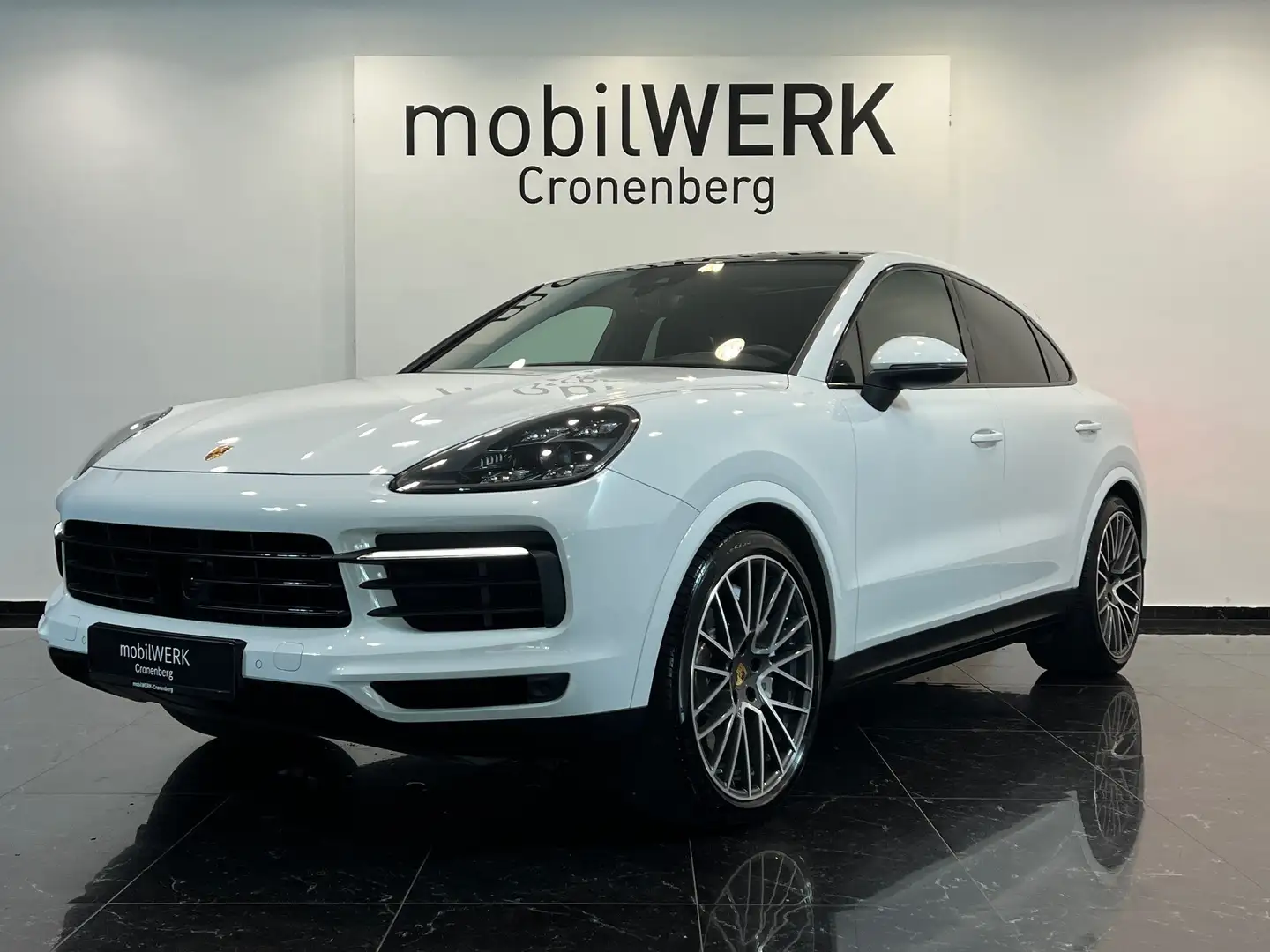 Porsche Cayenne Coupe Standh. AHK Luftf. Matrix 18W. HuD Blanc - 1