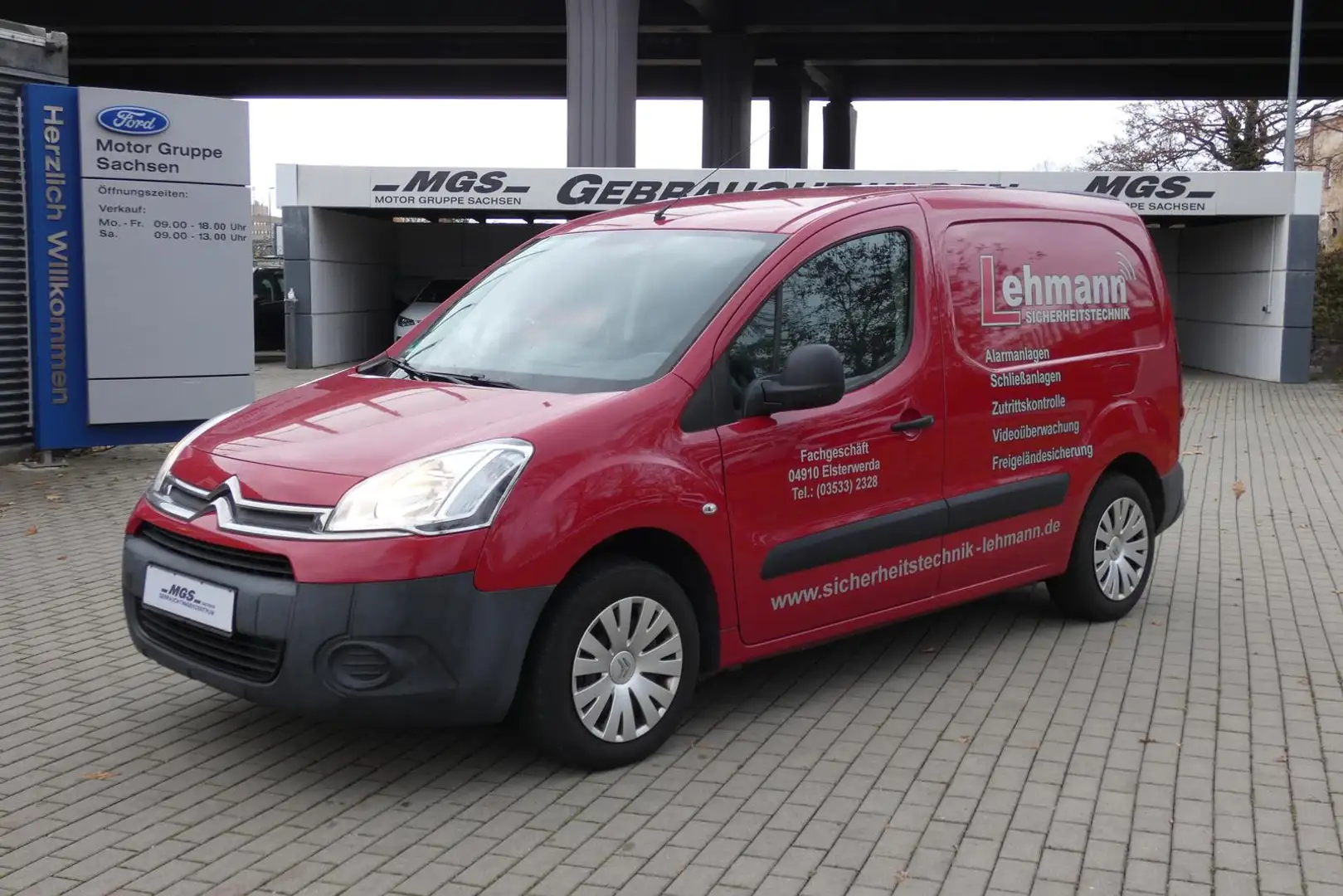 Citroen Berlingo Kasten 1.6 HDI #Elektro-Paket #BT #Dachkl. Rot - 2