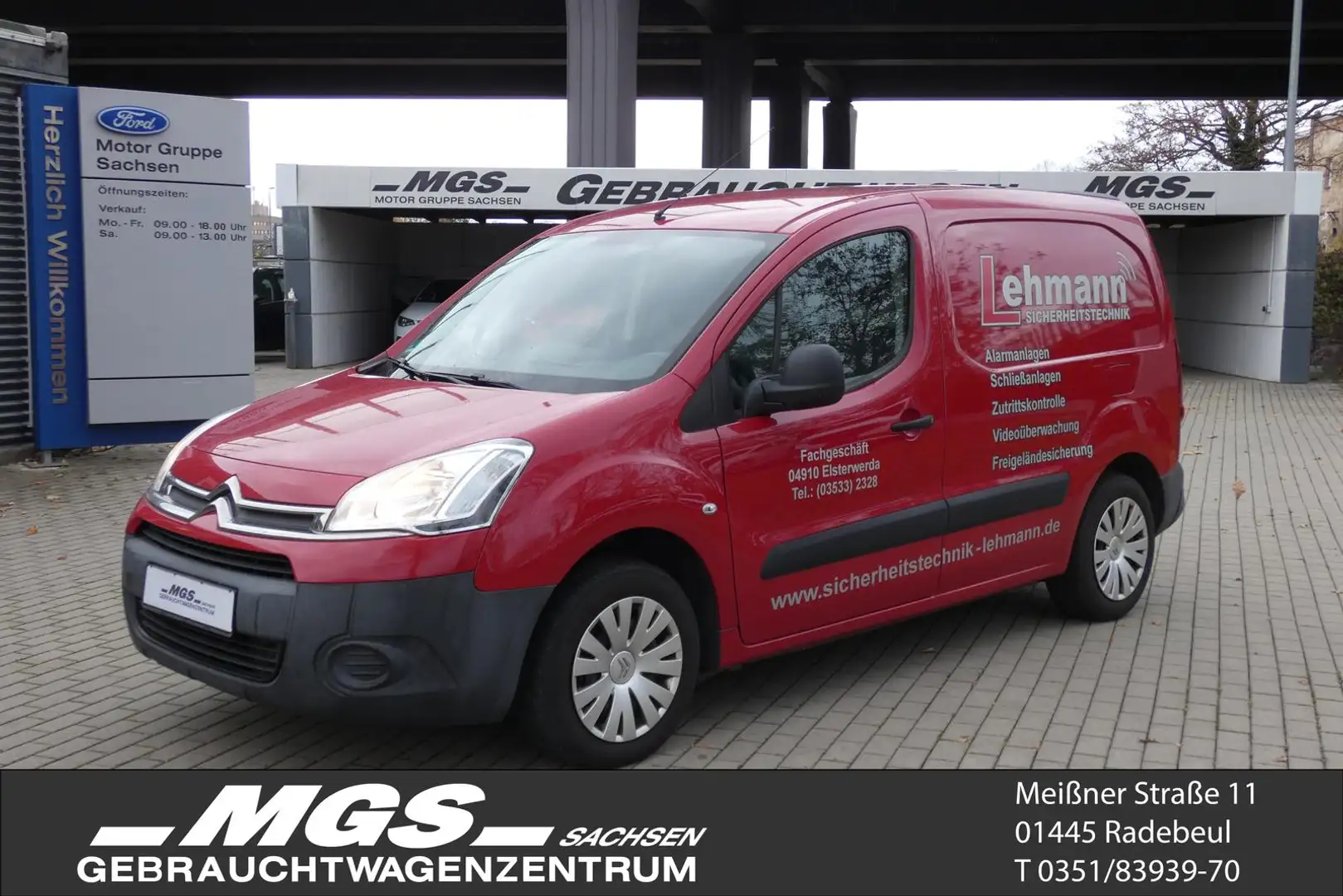 Citroen Berlingo Kasten 1.6 HDI #Elektro-Paket #BT #Dachkl. Rot - 1