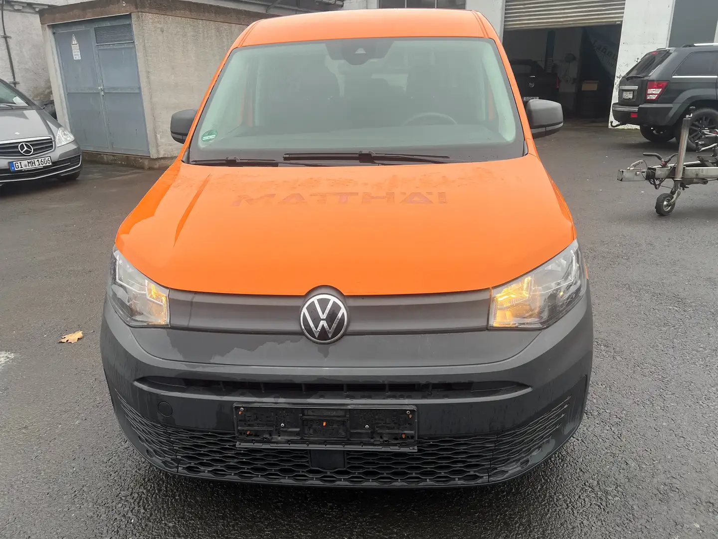 Volkswagen Caddy Kombi Kunstleder/AHK Orange - 1