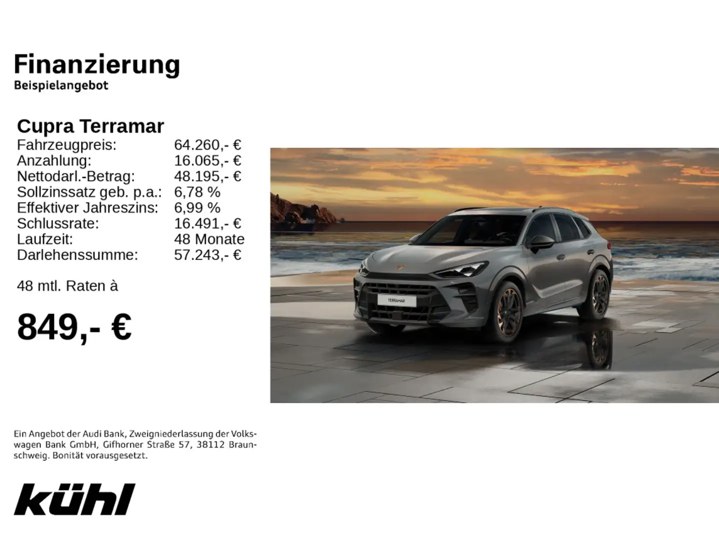 CUPRA Terramar 2.0 TSI 4Drive DSG VZ Grau - 2