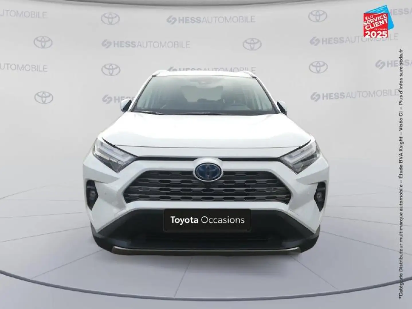 Toyota RAV 4 2.5 Hybride 218ch Lounge 2WD MY24 Blanc - 2