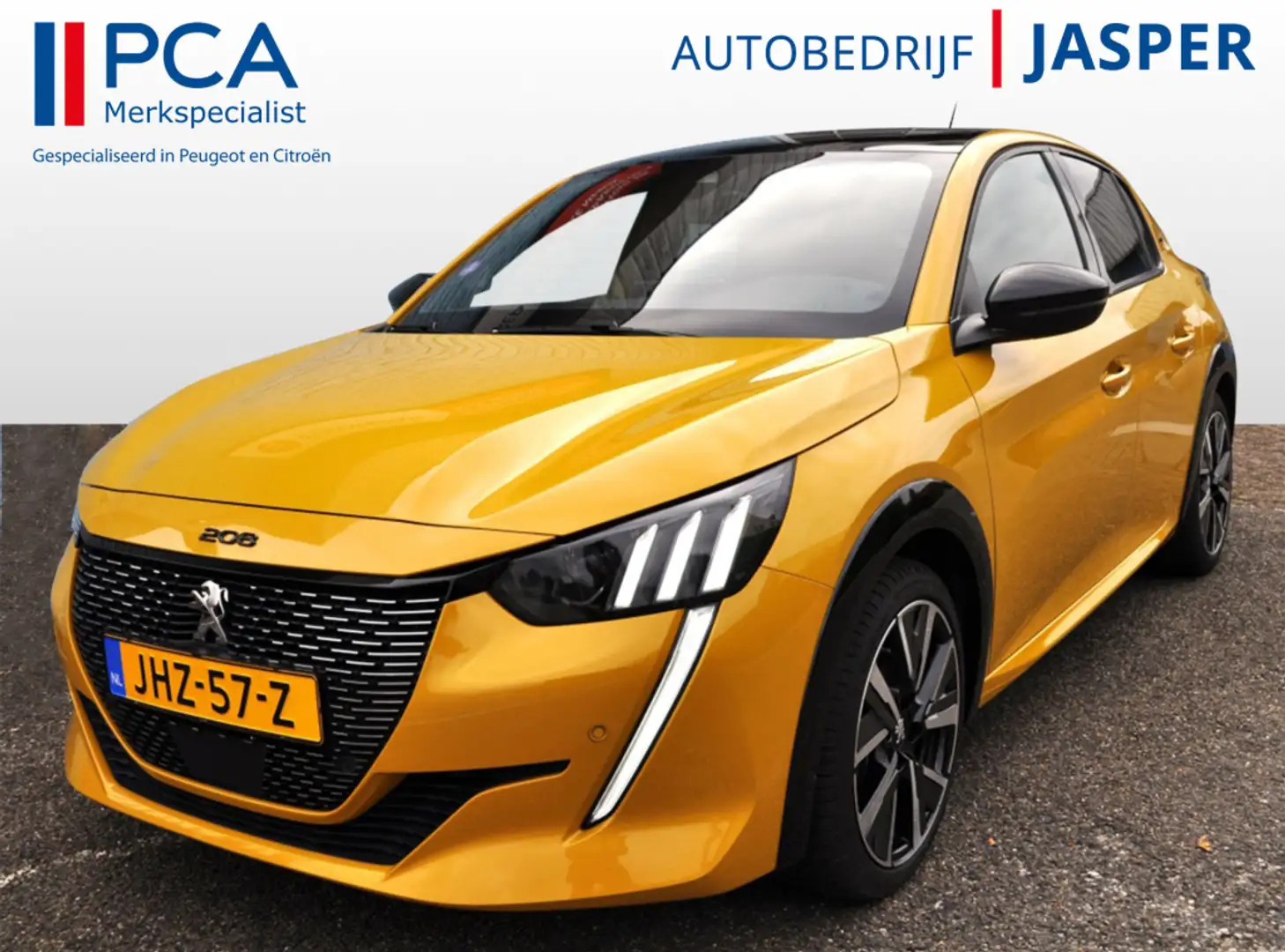 Peugeot 208 1.2 GT 130 Pano Navi egtg pdc v+a Geel - 1