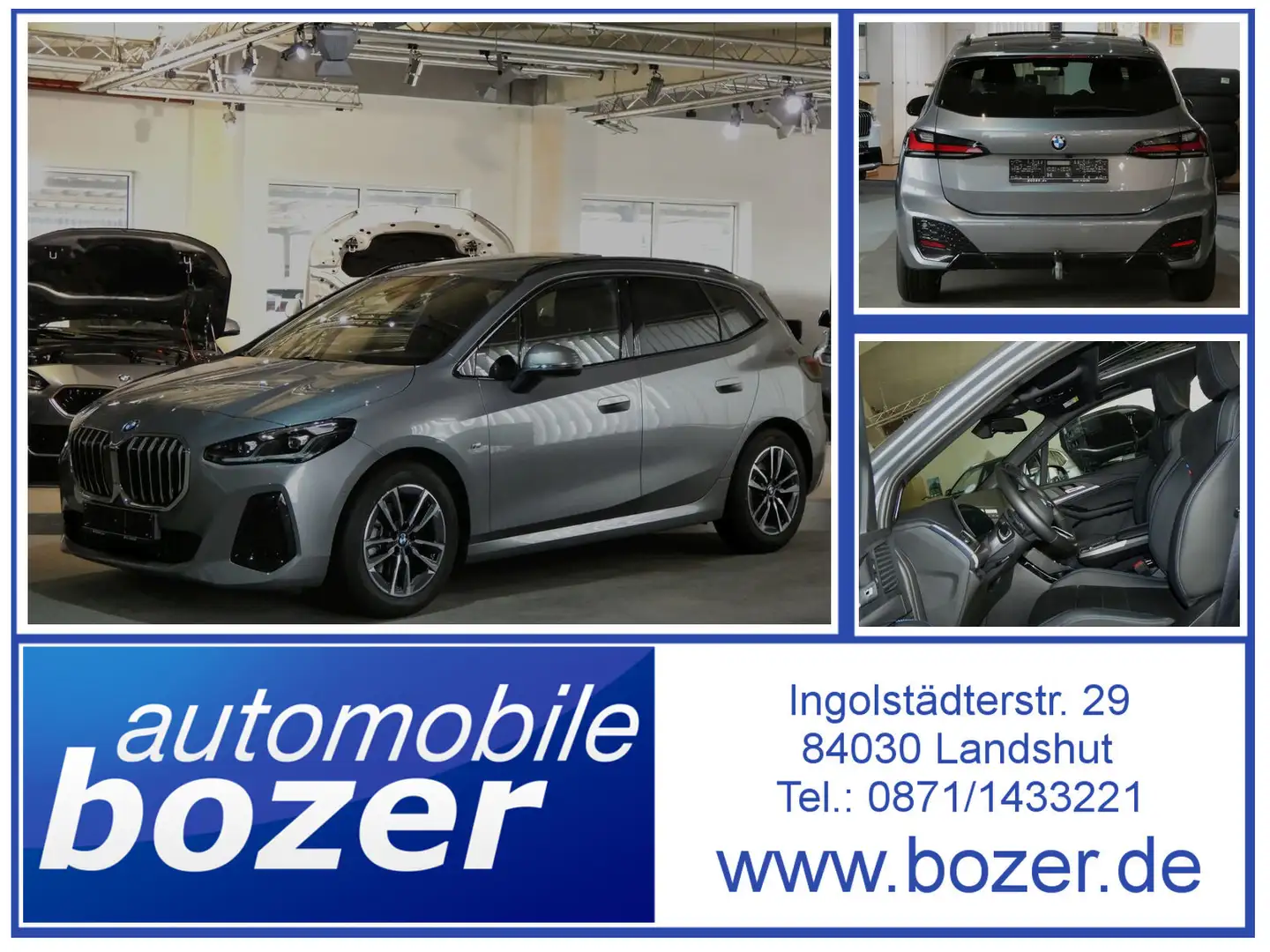 BMW 218 d M Sport Paket AHK,Dach,Kamera Grau - 1