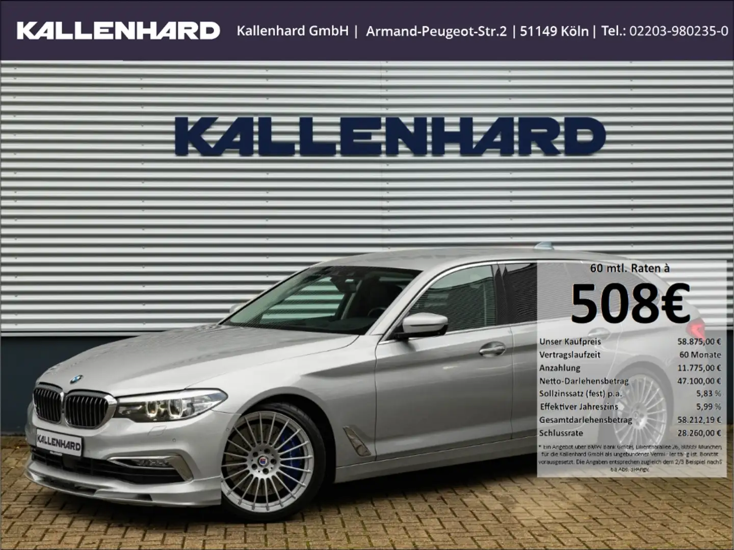 Alpina B5 Touring-Sportbremse-Standheizung-ACC-Sitzbelüftung Argintiu - 1