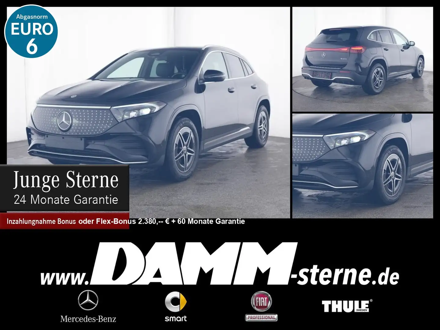 Mercedes-Benz EQA 300 EQA 300 4M AMG Advanced/AHK/Winter-P./WDG/+ Flex Nero - 1