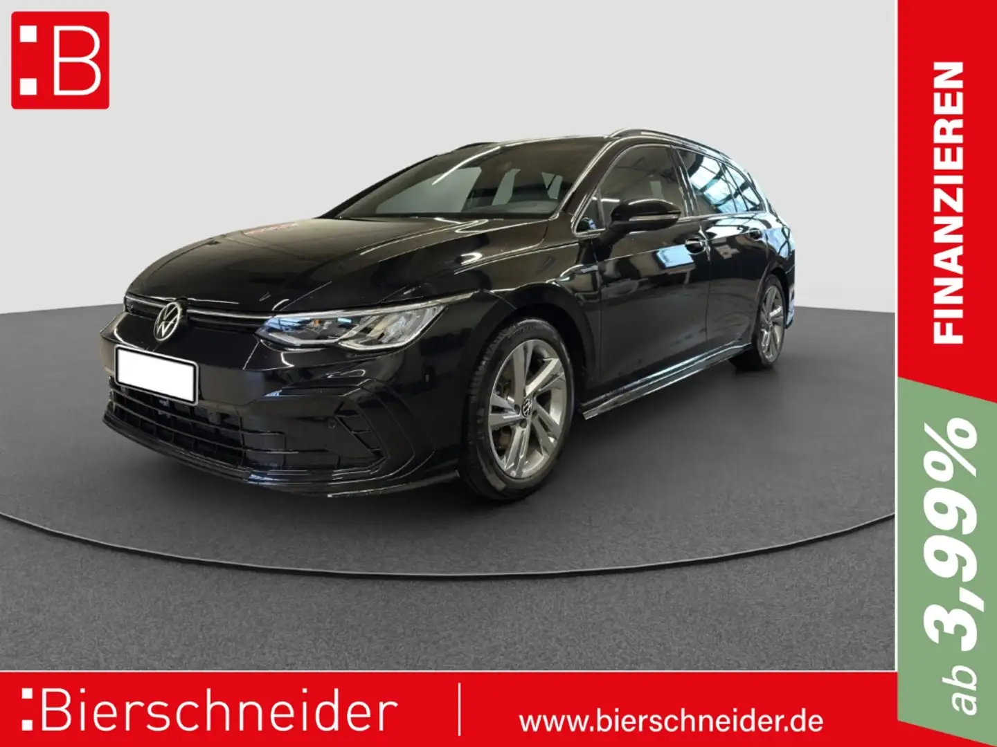Volkswagen Golf Var 2.0 TSI DSG R-Line PANO AHK LED ACC NAVI Schwarz - 1