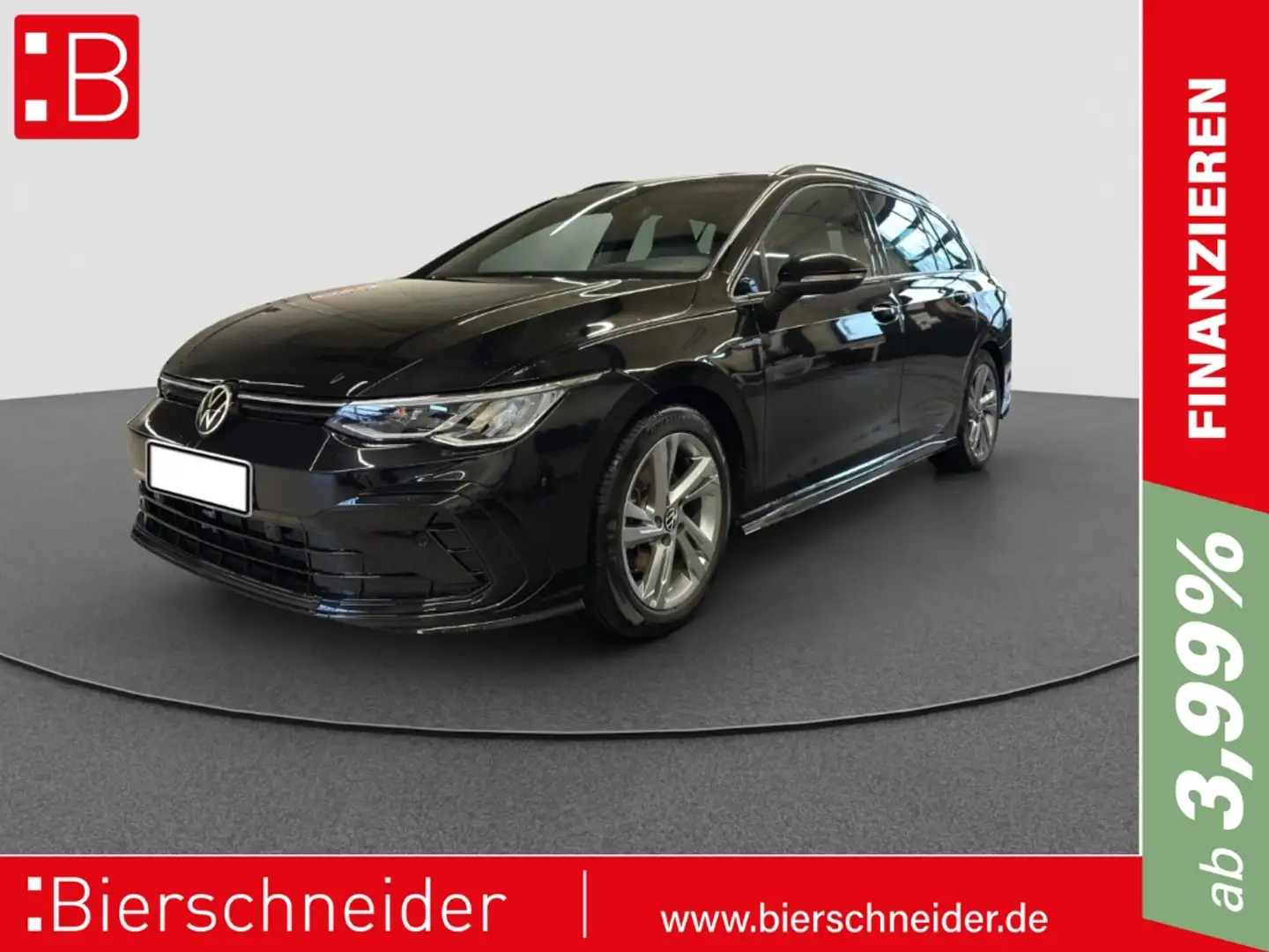 Volkswagen Golf Var 2.0 TSI DSG R-Line PANO AHK LED ACC NAVI Schwarz - 1