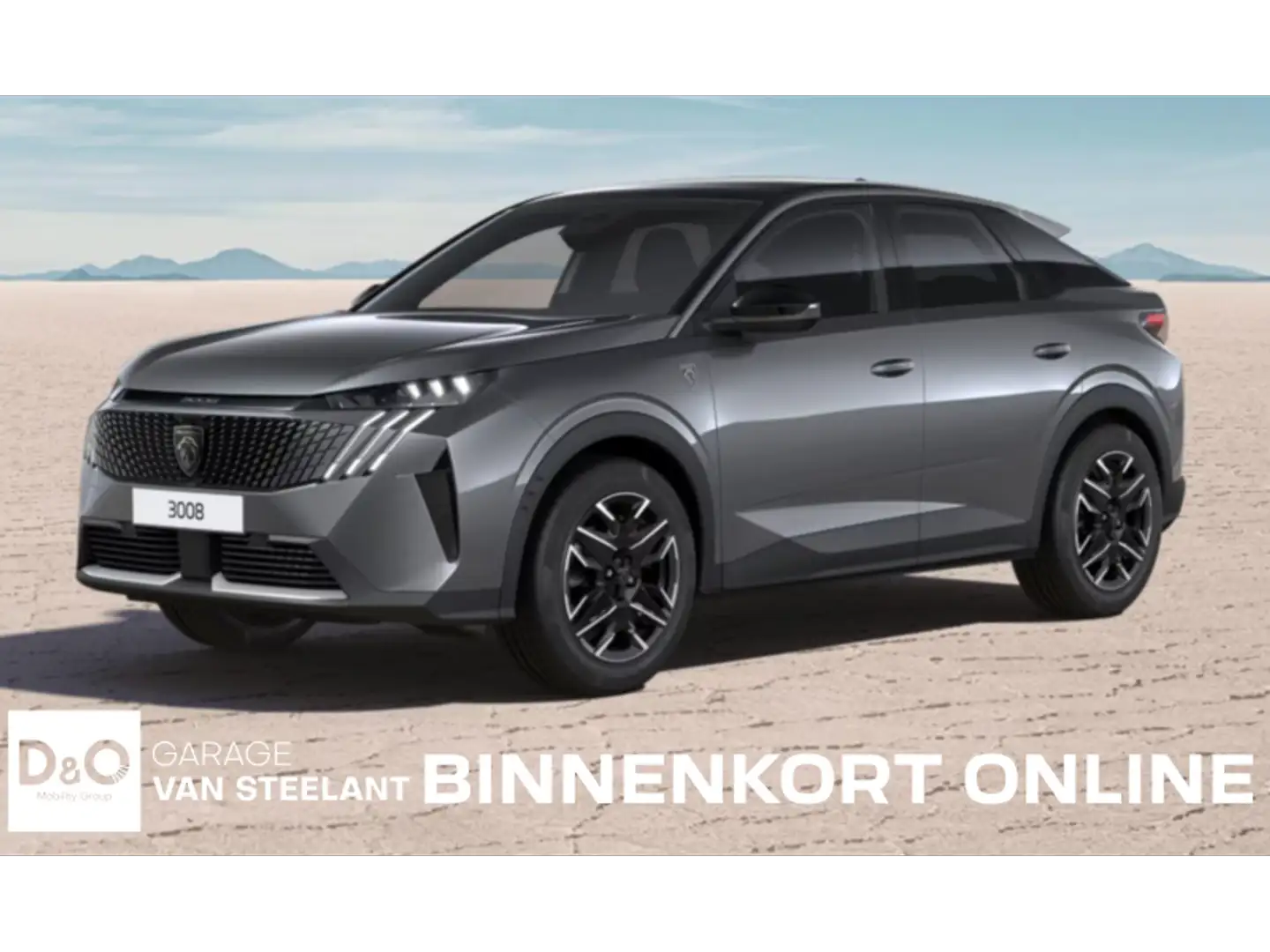 Peugeot 3008 GT-I-COCKPIT-NAV-CAM-CRUISE.C Grigio - 1