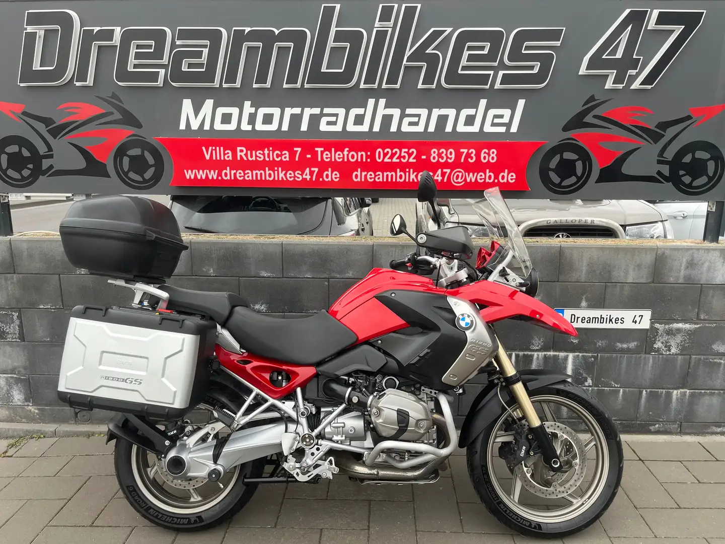 BMW R 1200 GS **2.HAND**ABS/ESA**GRIFFHEIZUNG**TOPCASE**KOFFER** Piros - 1