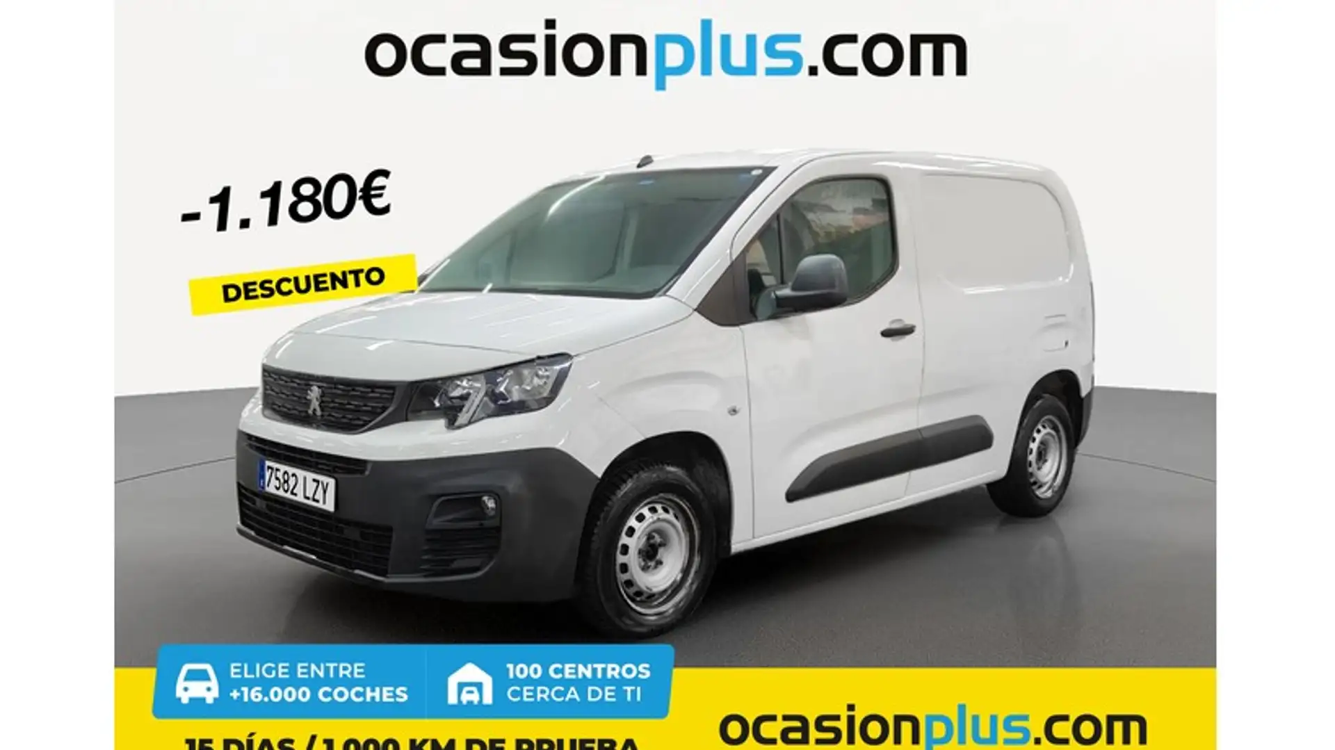 Peugeot Partner 1.5BlueHDI S&S Pro Standard 600kg 100 Weiß - 1