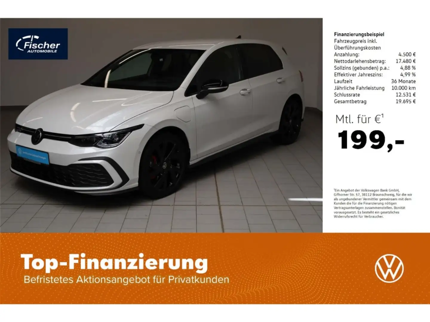 Volkswagen Golf 1.4 eHybrid GTE DSG AHK/Matrix/StHz/NAV/RFK Wit - 1