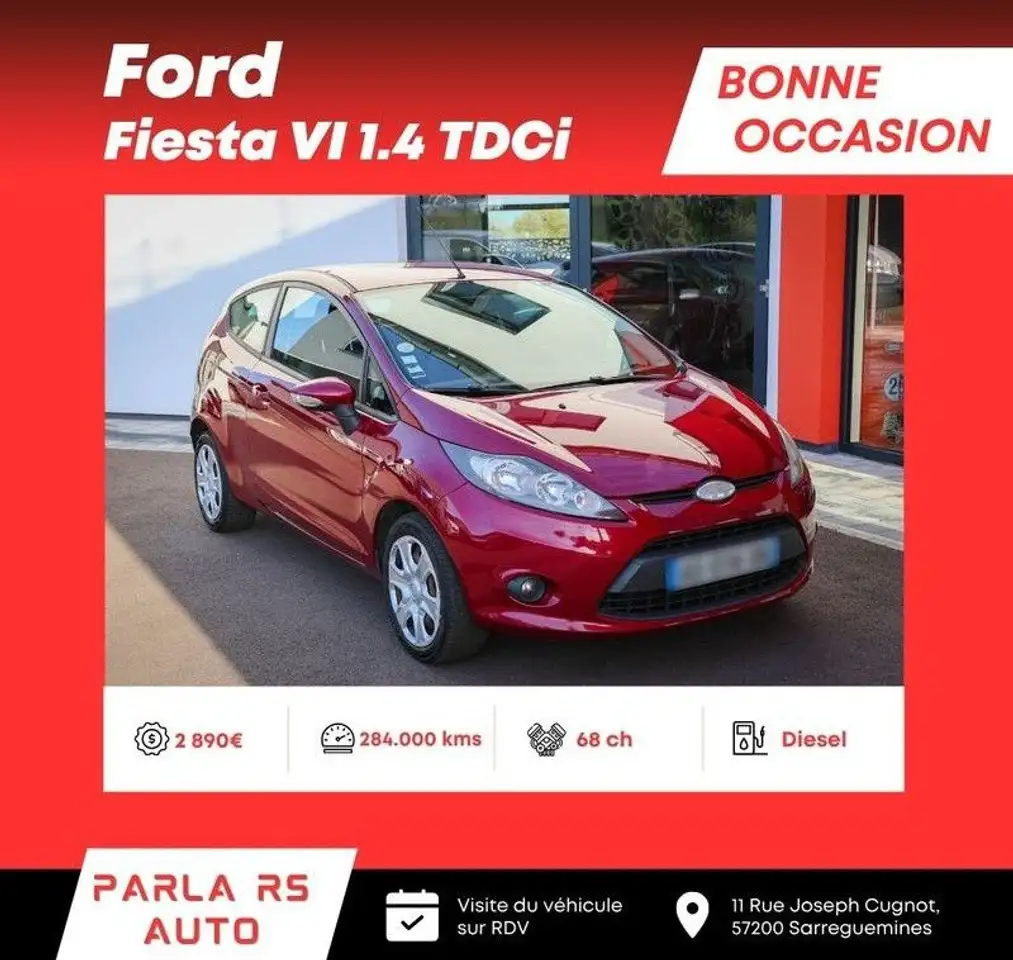 Ford Fiesta VI 1.4 TDCi 68ch