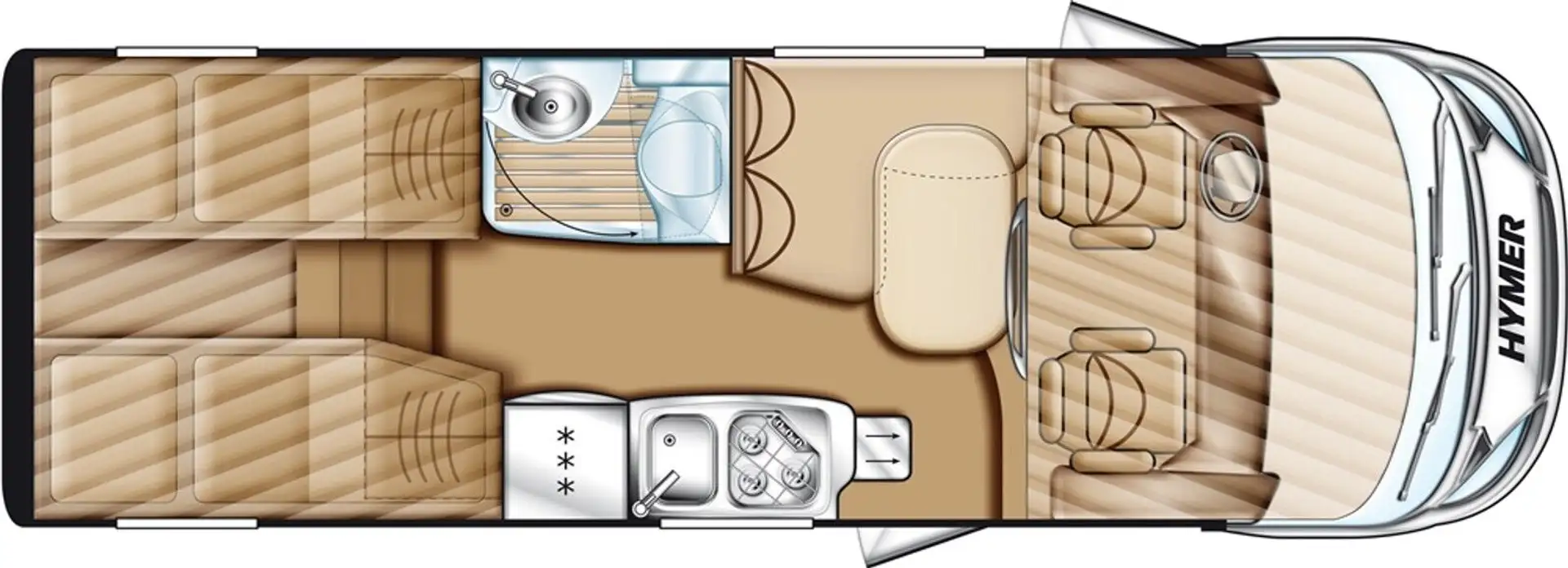 Hymer/Eriba Exsis-i 578  Modell 2013 Weiß - 2