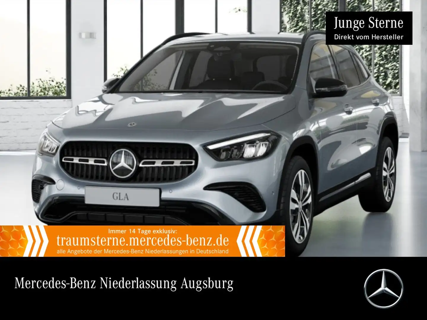 Mercedes-Benz GLA 220 4M PROGRESSIVE+NIGHT+LED+KAMERA+KEYLESS+8G Silber - 1