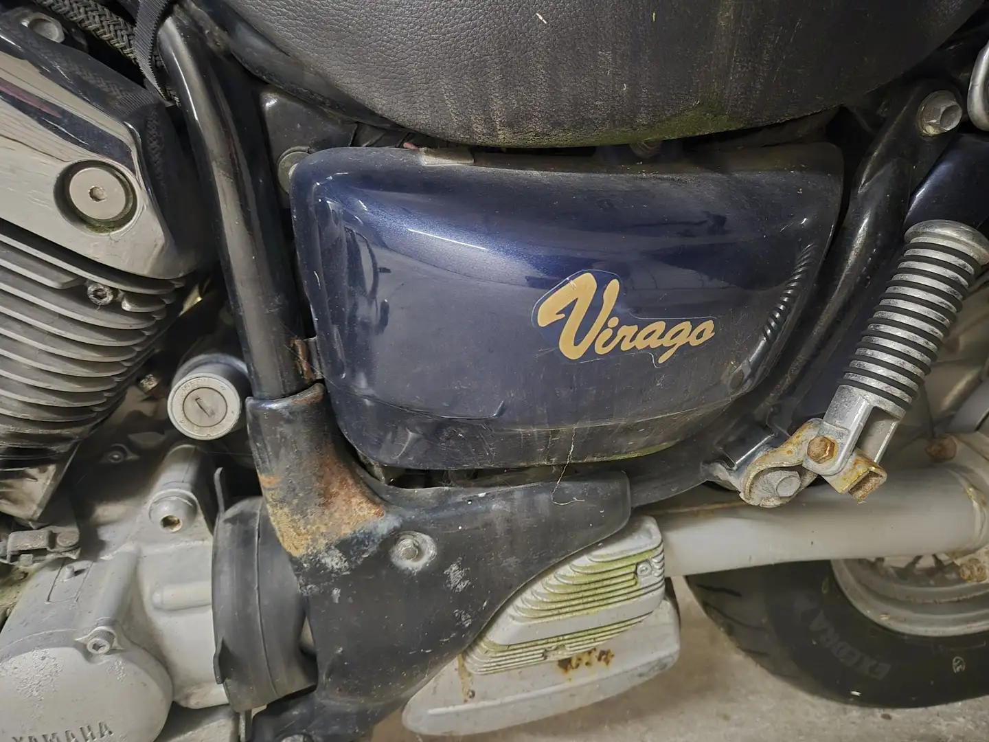 Yamaha XV 500 Bleu - 2