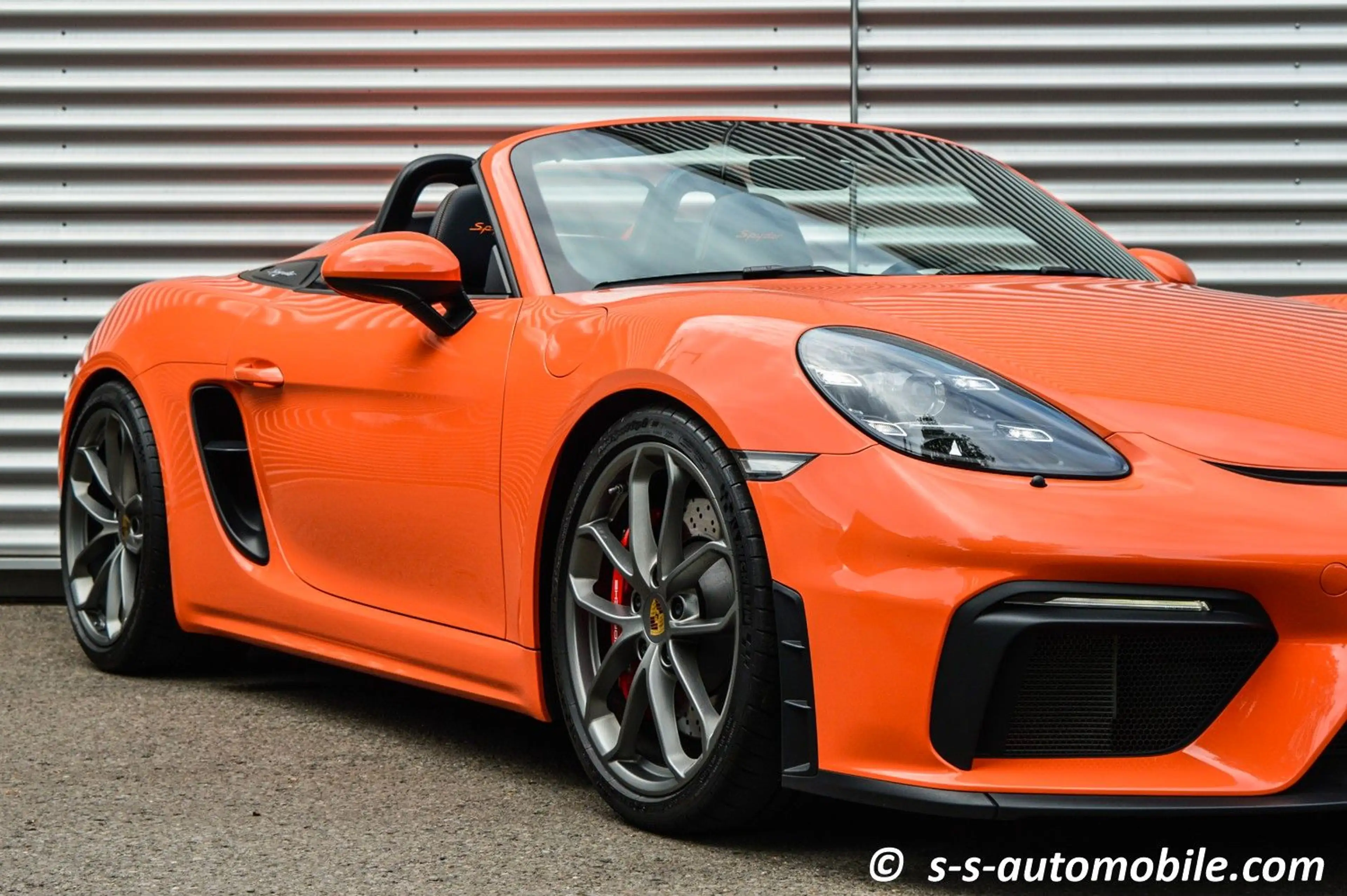 Porsche Boxster Spyder PTS Gulforange Vollschalen Carbon 1.Hand — photo 11