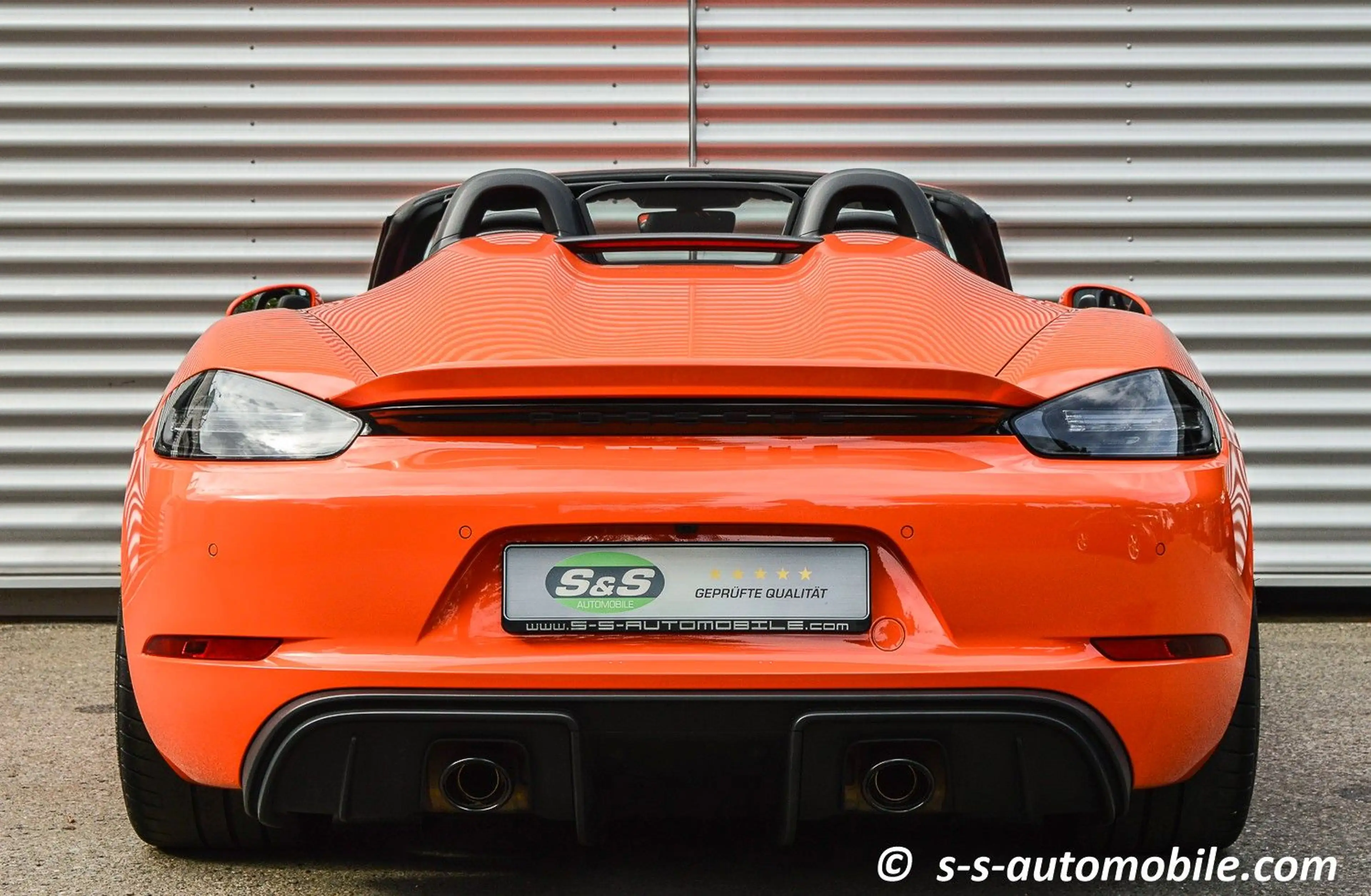 Porsche Boxster Spyder PTS Gulforange Vollschalen Carbon 1.Hand — photo 8