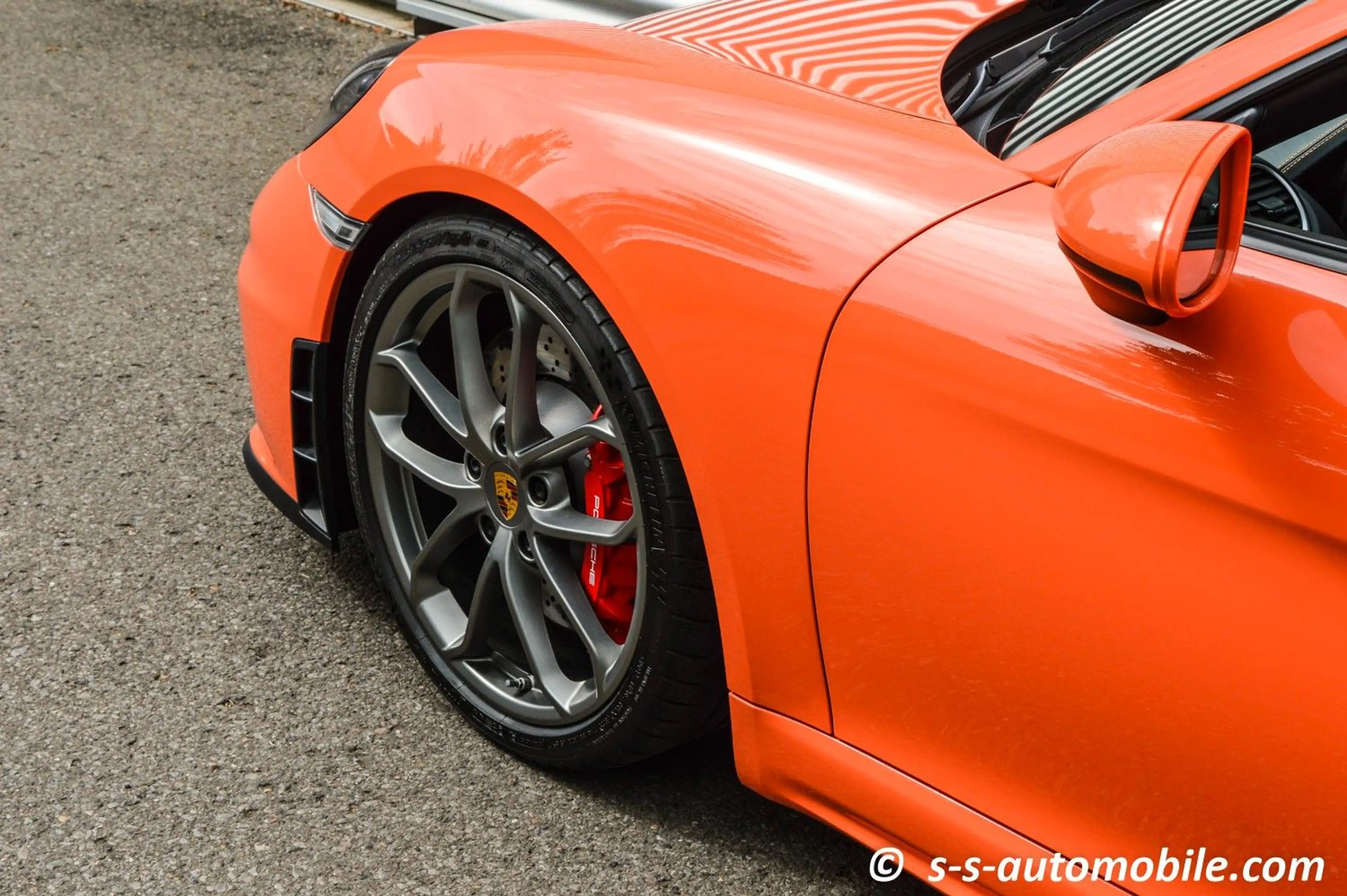 Porsche Boxster Spyder PTS Gulforange Vollschalen Carbon 1.Hand — photo 7