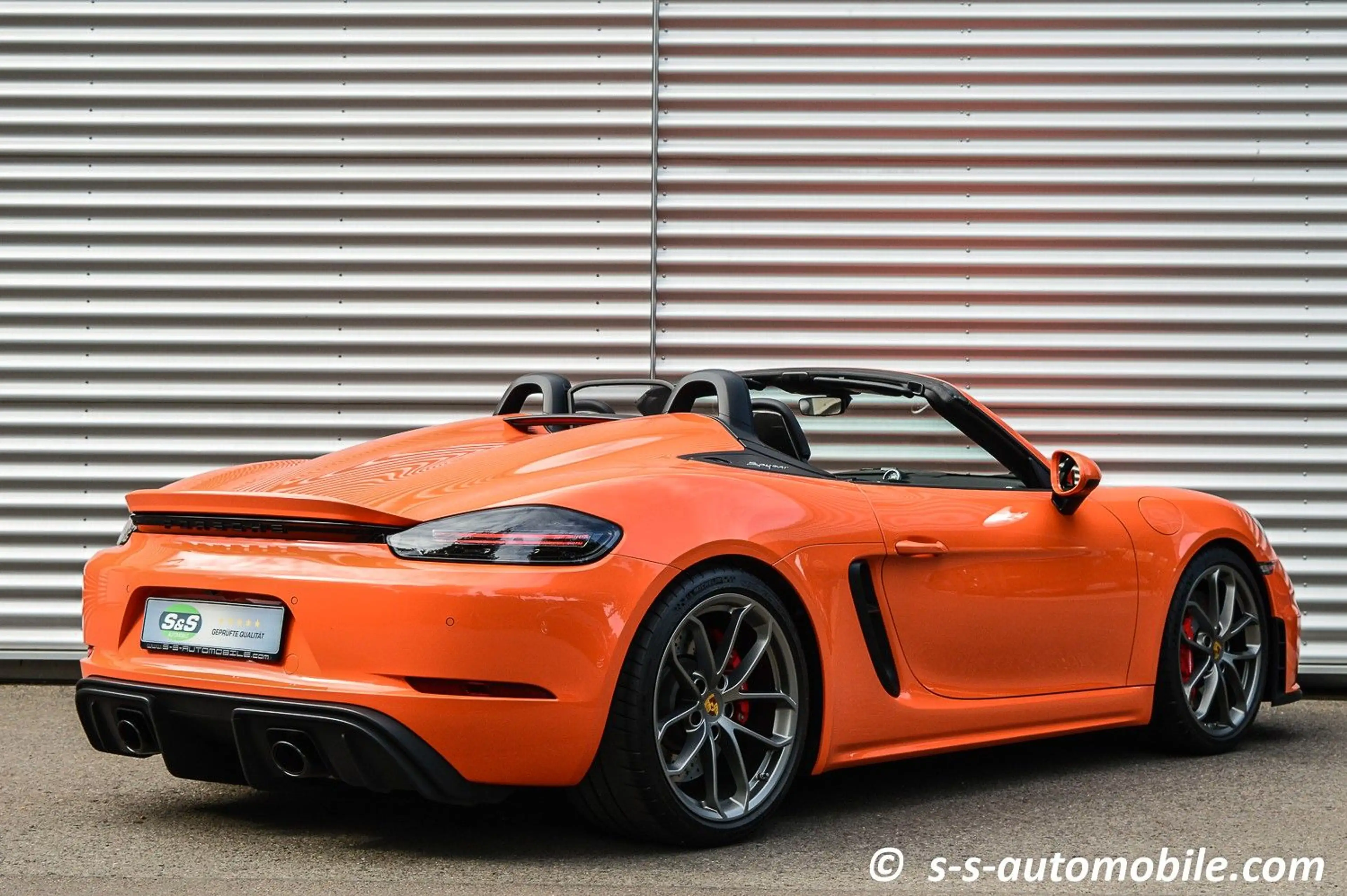 Porsche Boxster Spyder PTS Gulforange Vollschalen Carbon 1.Hand — photo 9