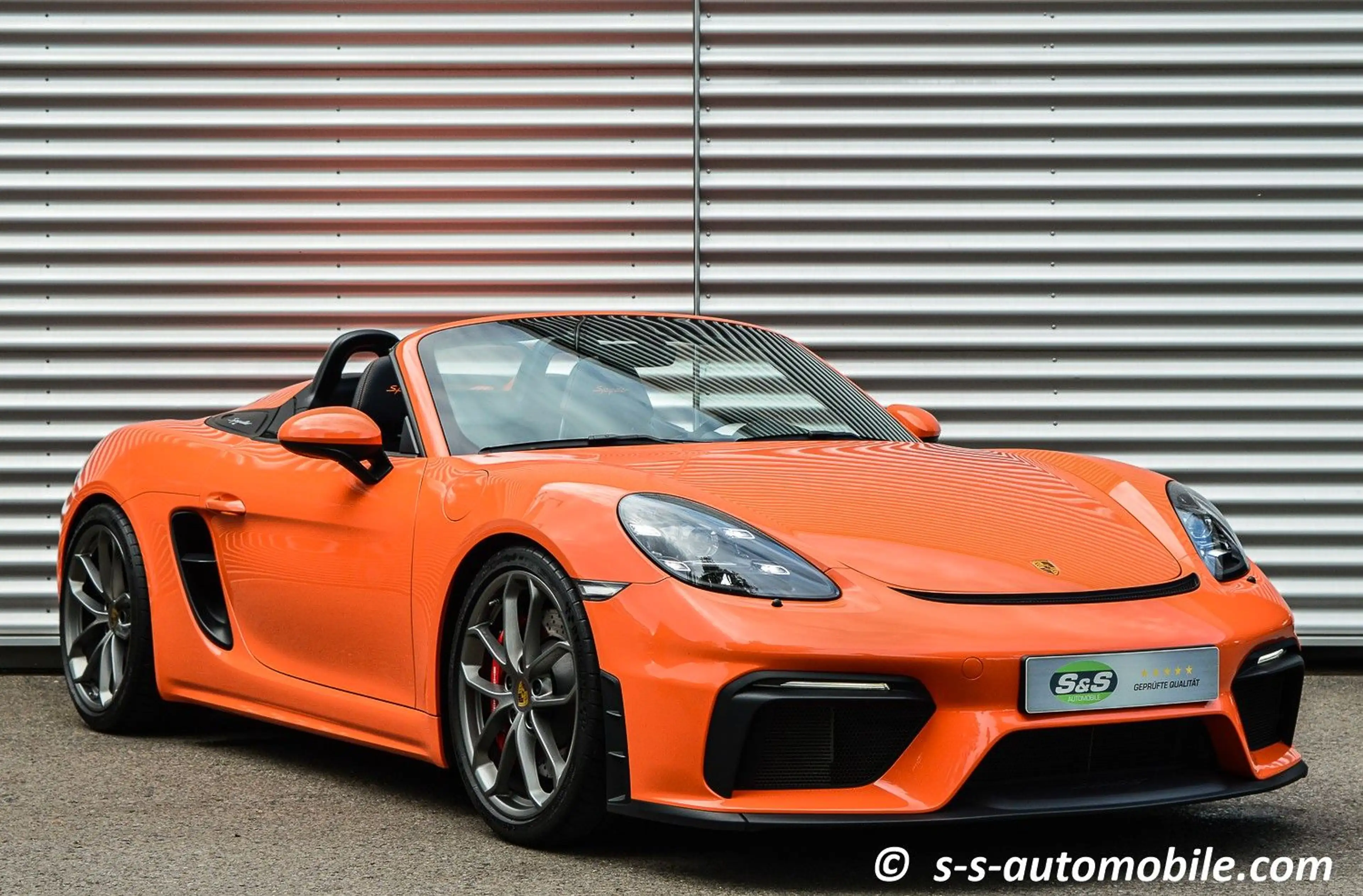 Porsche Boxster Spyder PTS Gulforange Vollschalen Carbon 1.Hand — photo 10