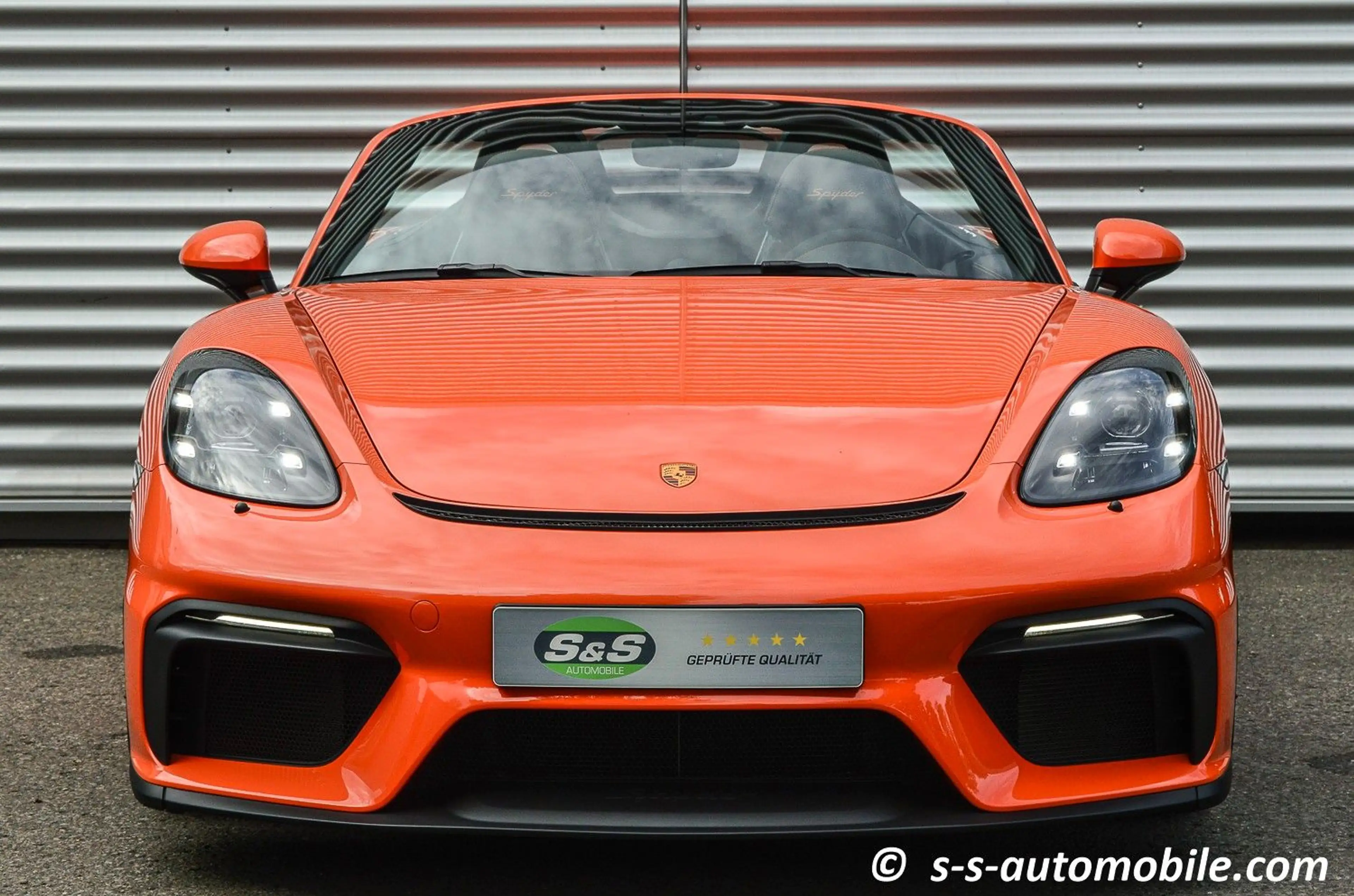 Porsche Boxster Spyder PTS Gulforange Vollschalen Carbon 1.Hand — photo 12