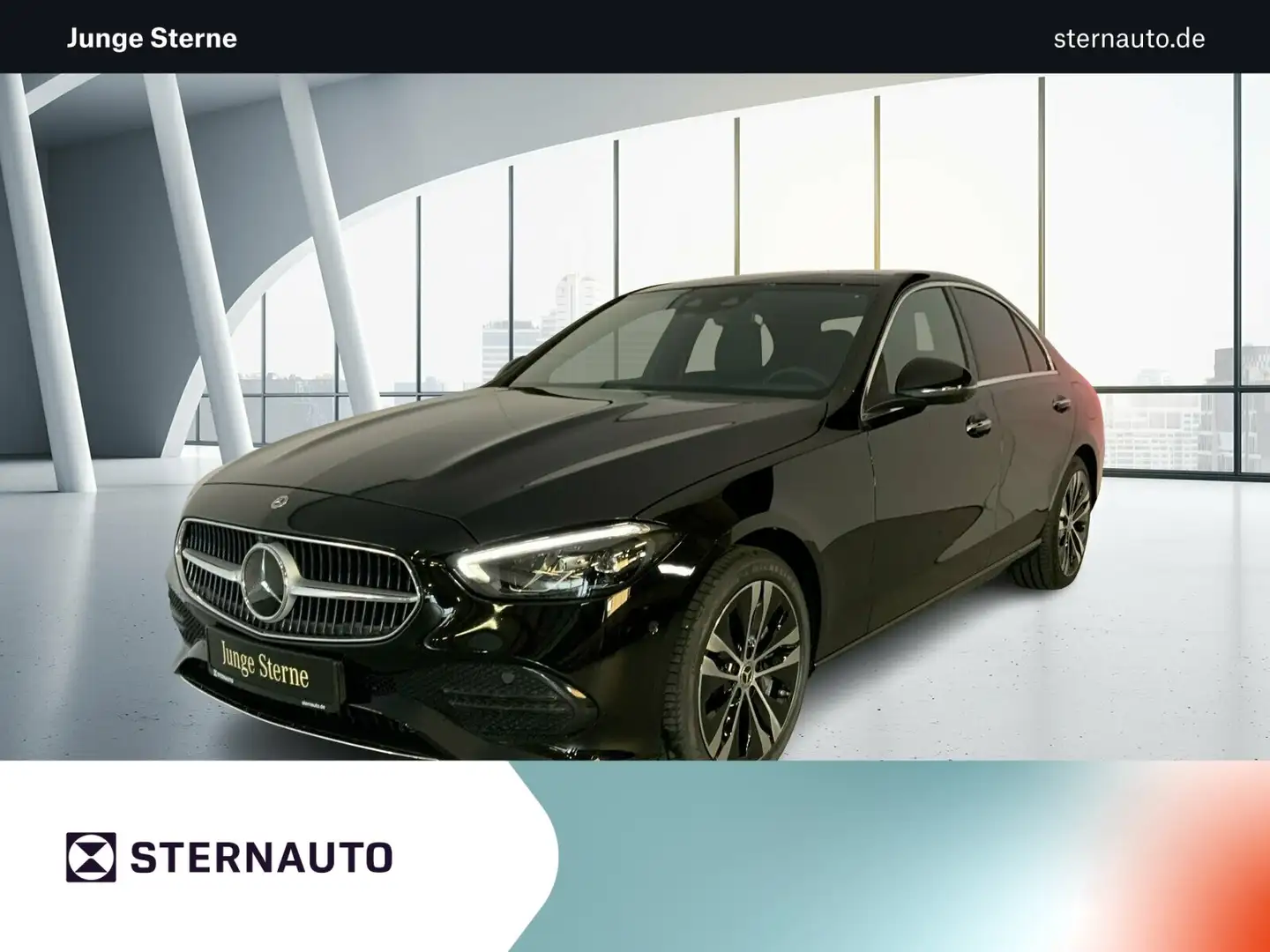 Mercedes-Benz C 400 C 400 e 4M AVANTGARDE Pano LED DISTRO 360° Burm Schwarz - 1
