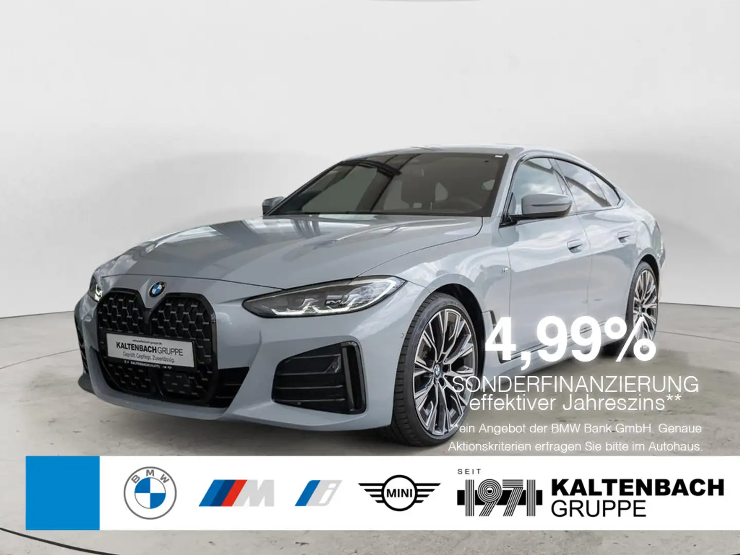 BMW 420 d Gran Coupe xDrive Sport Line AHK LED HUD Grau - 1
