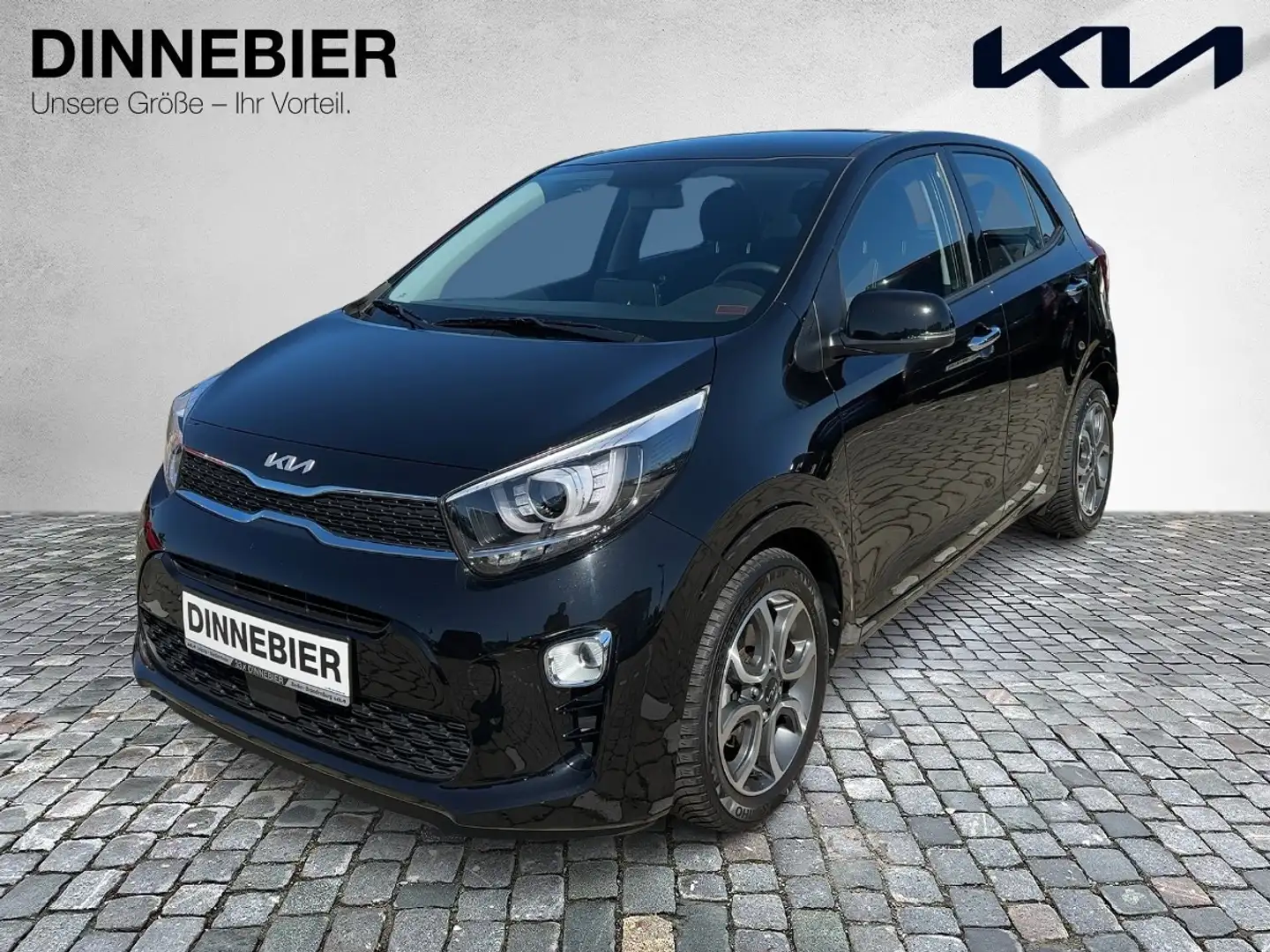 Kia Picanto 1.2 Spirit Automatik+Navi+Kamera+SHZ Nero - 2