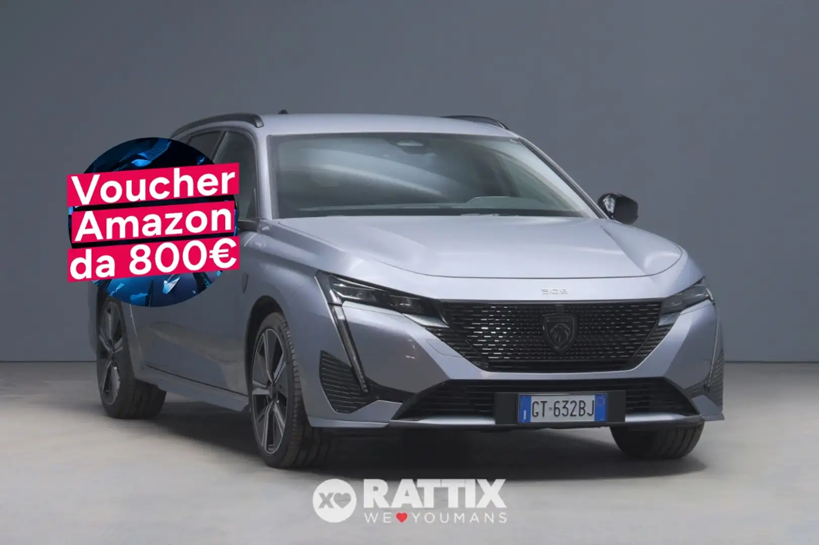 Peugeot 308 SW 1.2 Puretech 130CV GT EAT8 Grijs - 1