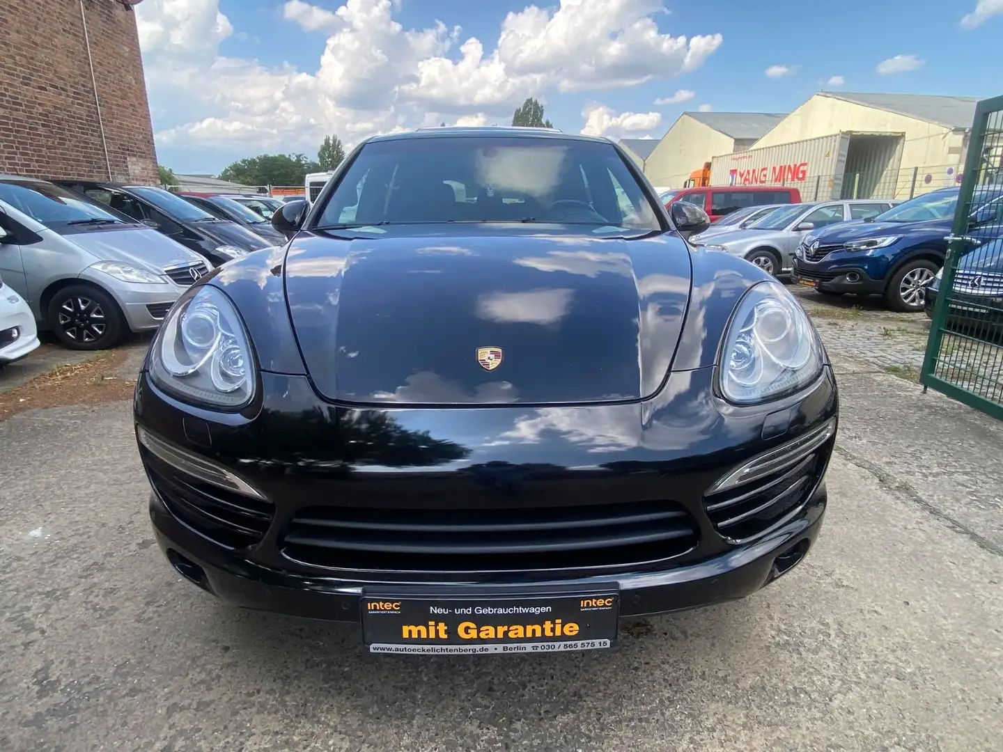 Porsche Cayenne Aut.+Leder+Navi+Schiebedach+Winterräder Schwarz - 2