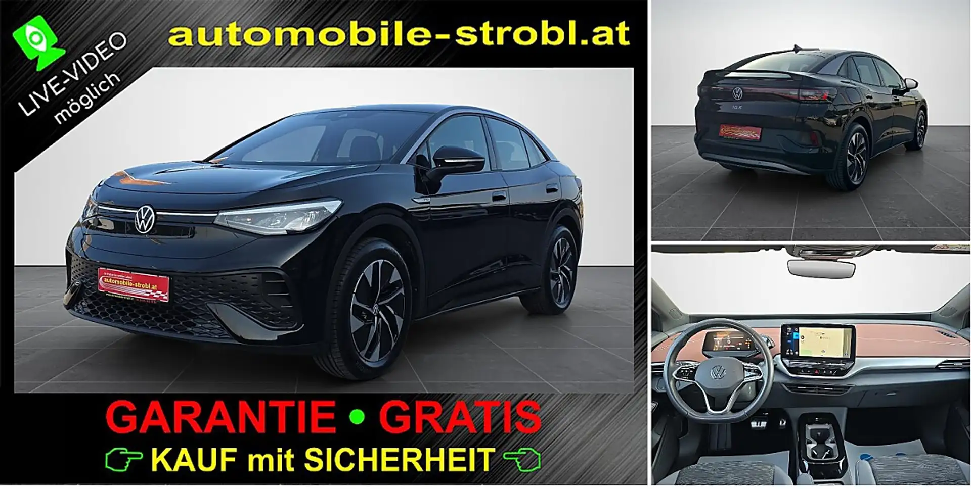 Volkswagen ID.5 Pro Perf. *Virt.C*LED*ACC*GARANTIE* Schwarz - 1