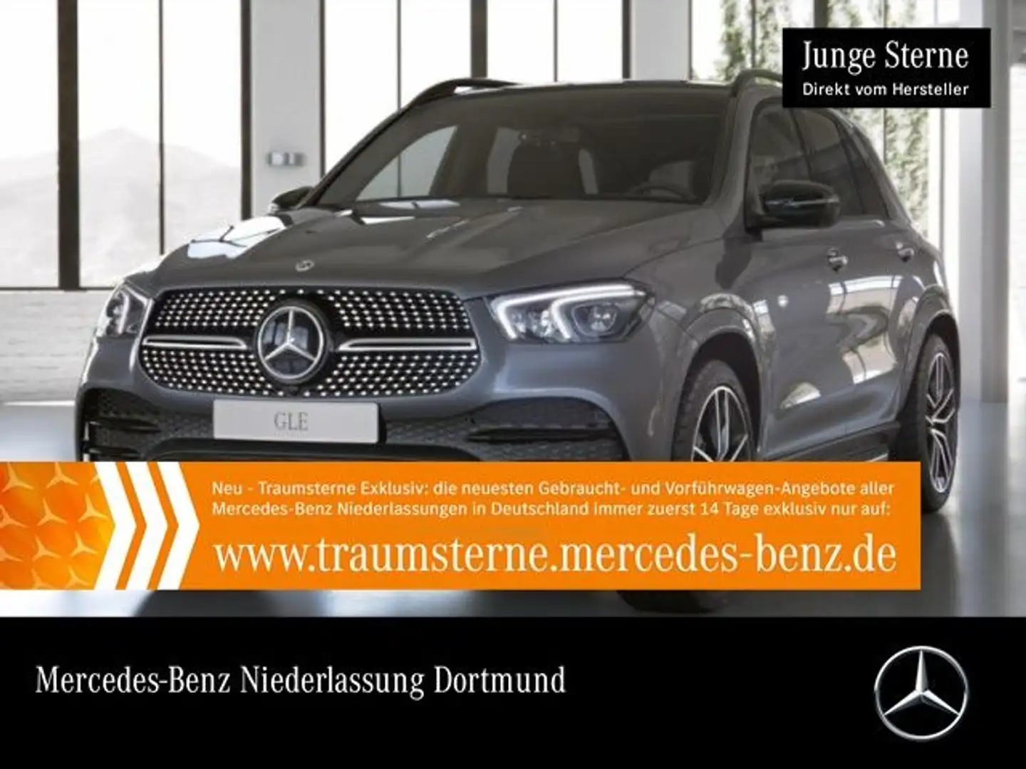 Mercedes-Benz GLE 580 4M AMG+NIGHT+PANO+360+AHK+LED+FAHRASS+22" Šedá - 1