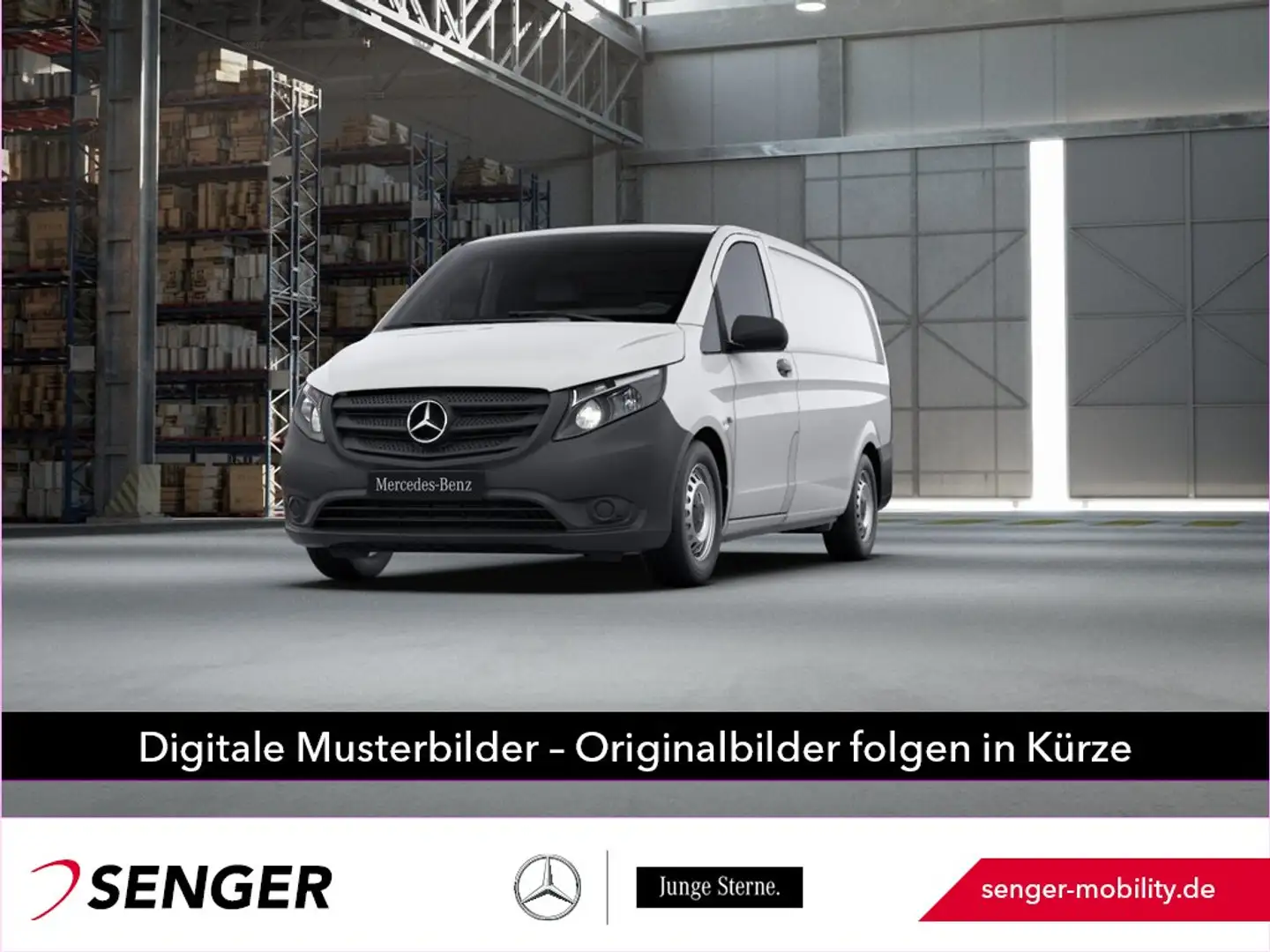 Mercedes-Benz Vito 114 CDI Kasten lang Klima Kamera Navi AHK Bianco - 1