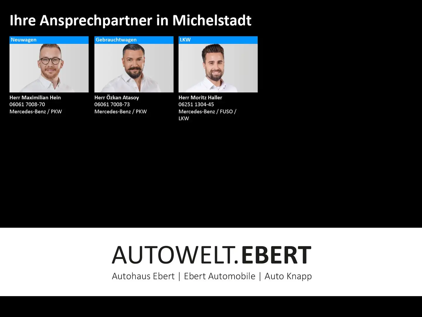 Mercedes-Benz GLB 200 d 4M Style AHK Kamera MLED el.Heckkl Nav Schwarz - 1