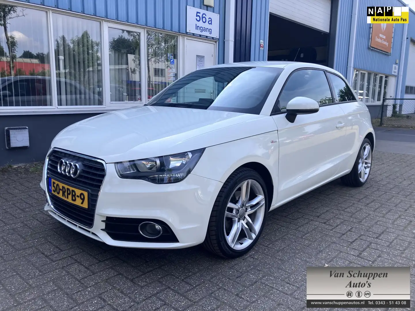 Audi A1 1.4 TFSI Ambition S-Line Business Autom Lmv Clima Wit - 1