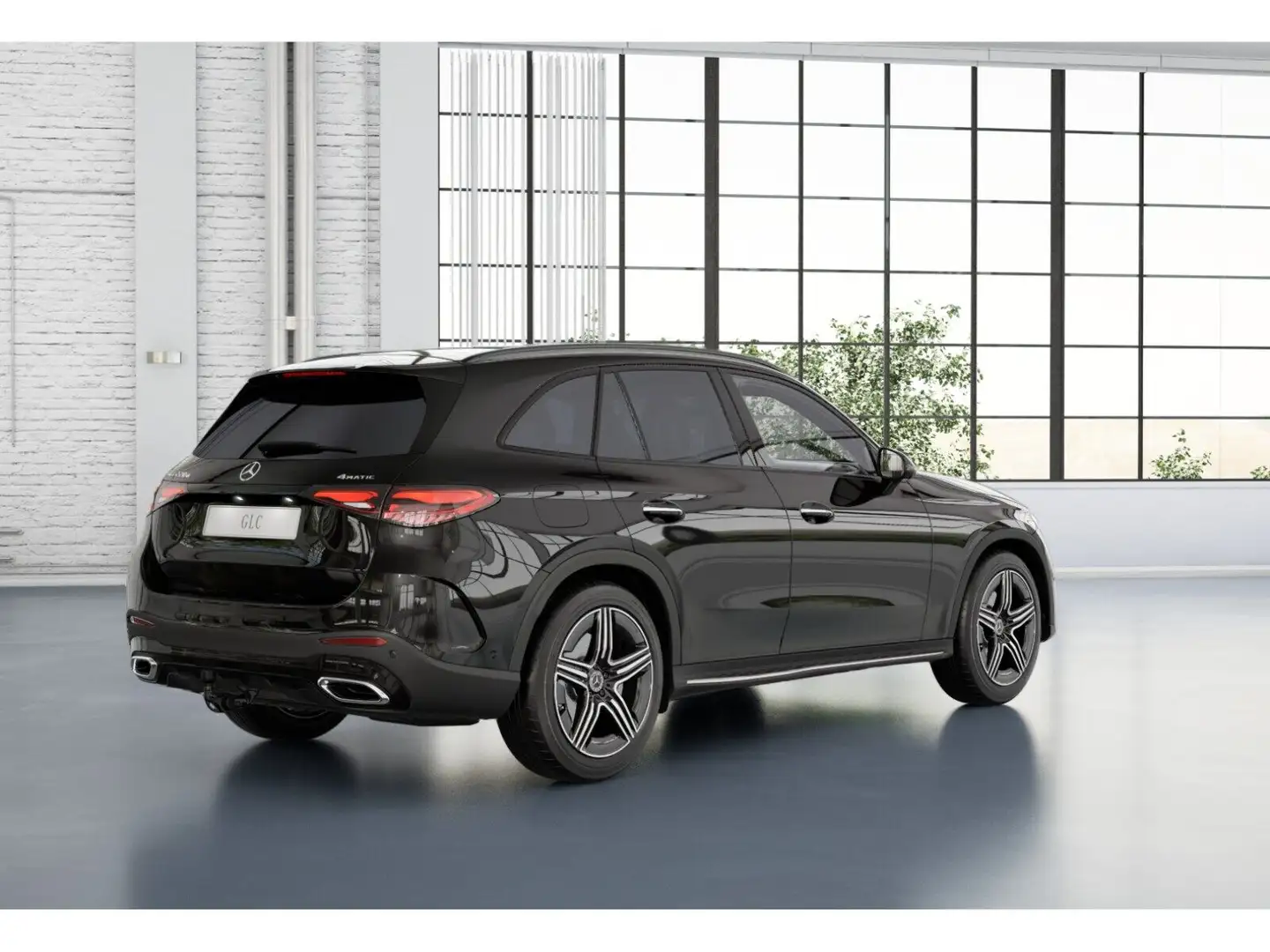 Mercedes-Benz GLC 220 d 4MATIC #AMG #PANO #BURMESTER #AHK #KEYLESS Schwarz - 2