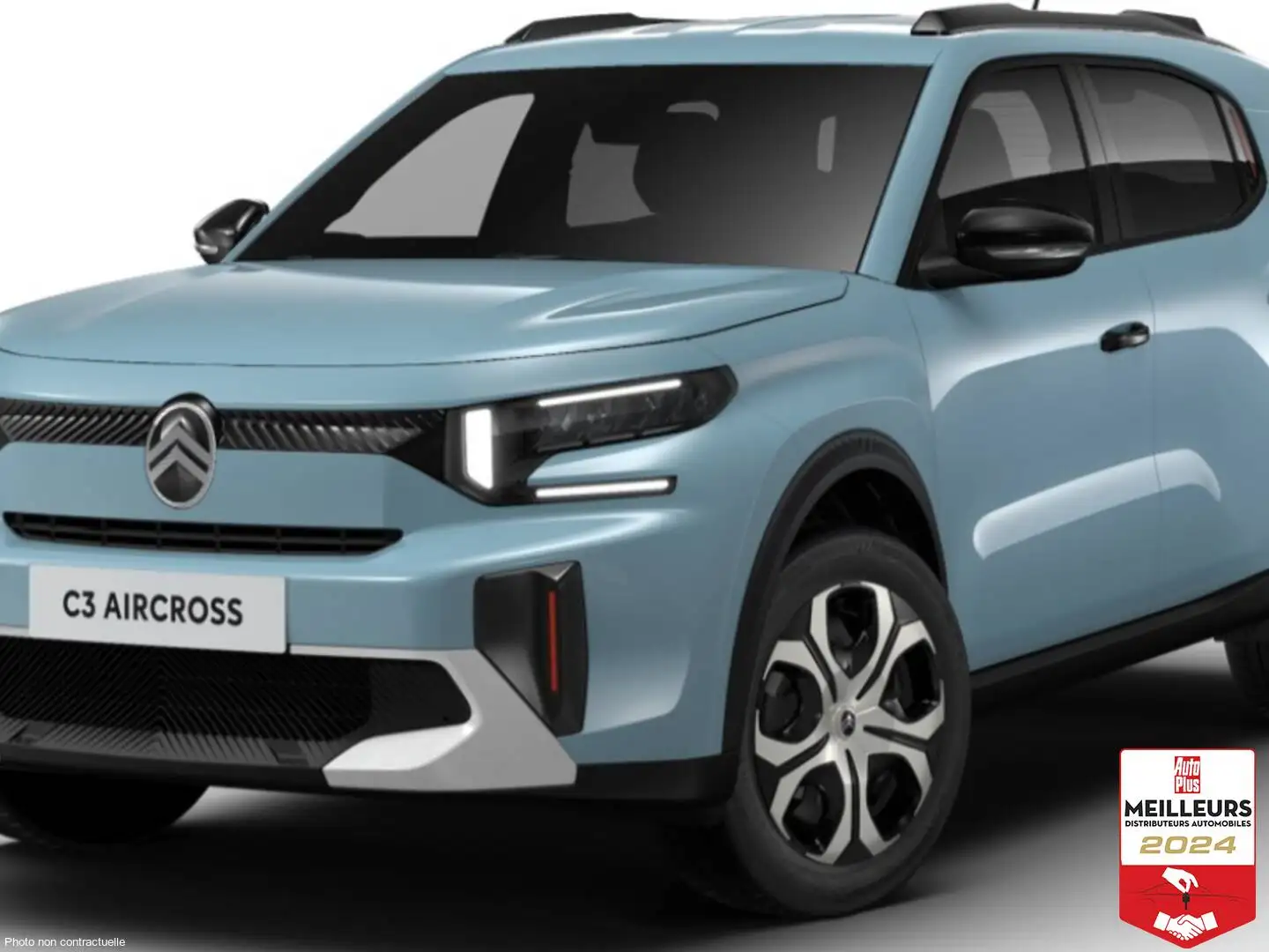 Citroen C3 Aircross Turbo 100 Plus Blanc - 1