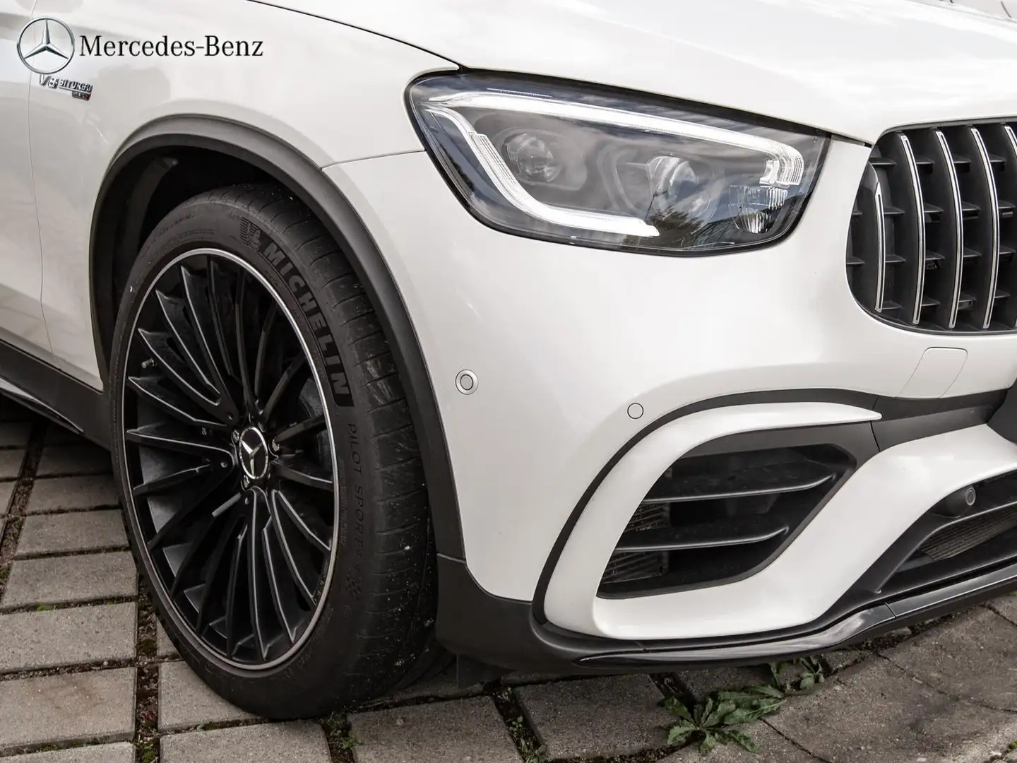Mercedes-Benz GLC 63 AMG 4M+ Night+360°+Pano+AHK+21+Sitzhzg Weiß - 2